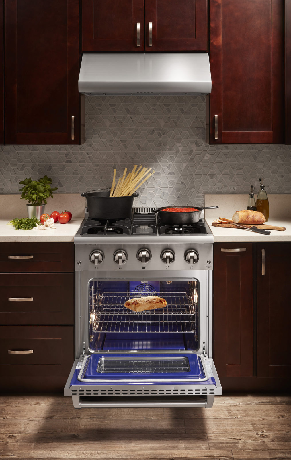 Model: HRD3088ULP | Thor 30" Professional Dual Fuel Range LP