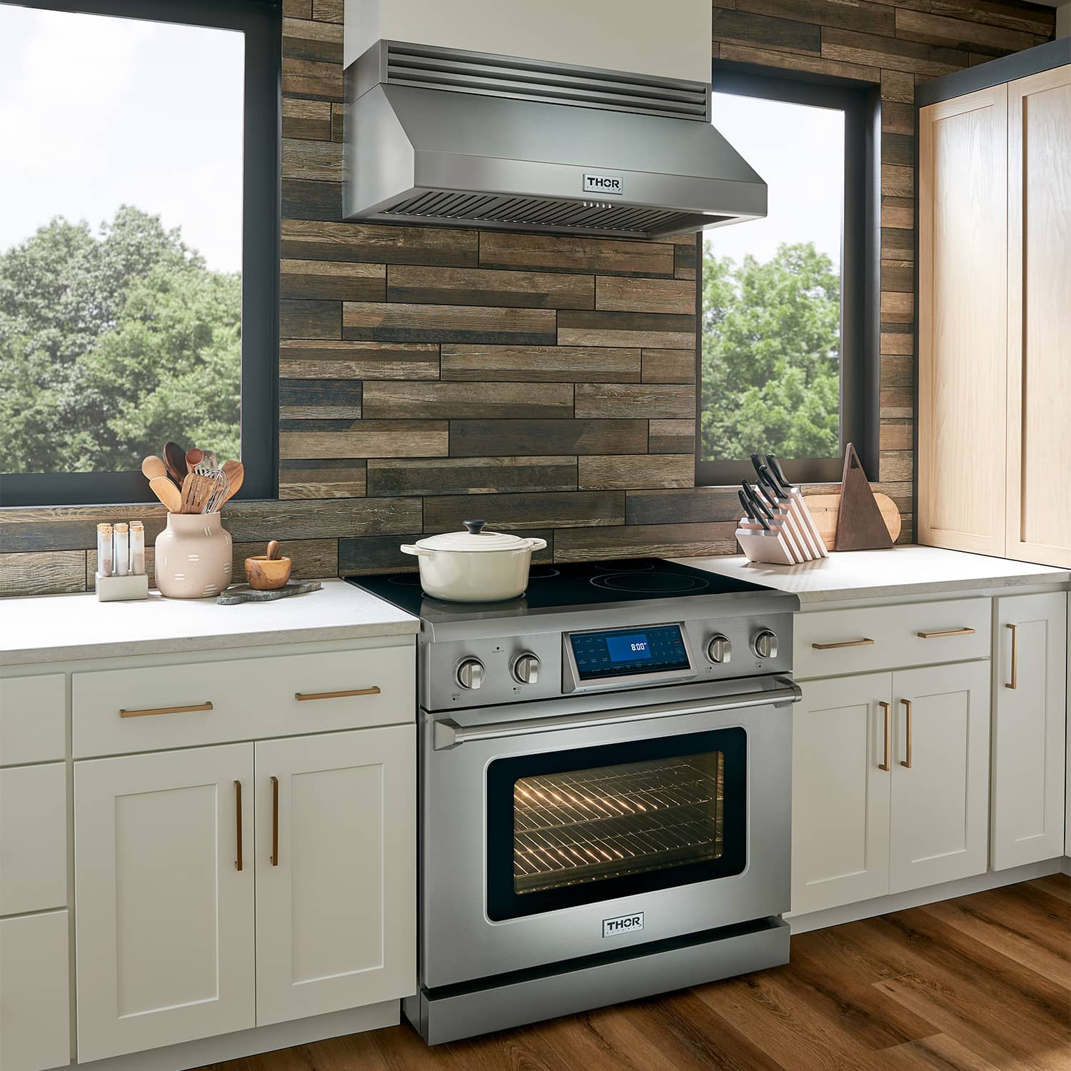 Model: TRE3601 | Thor 36" Tilt Panel Electric Range with Air Fry