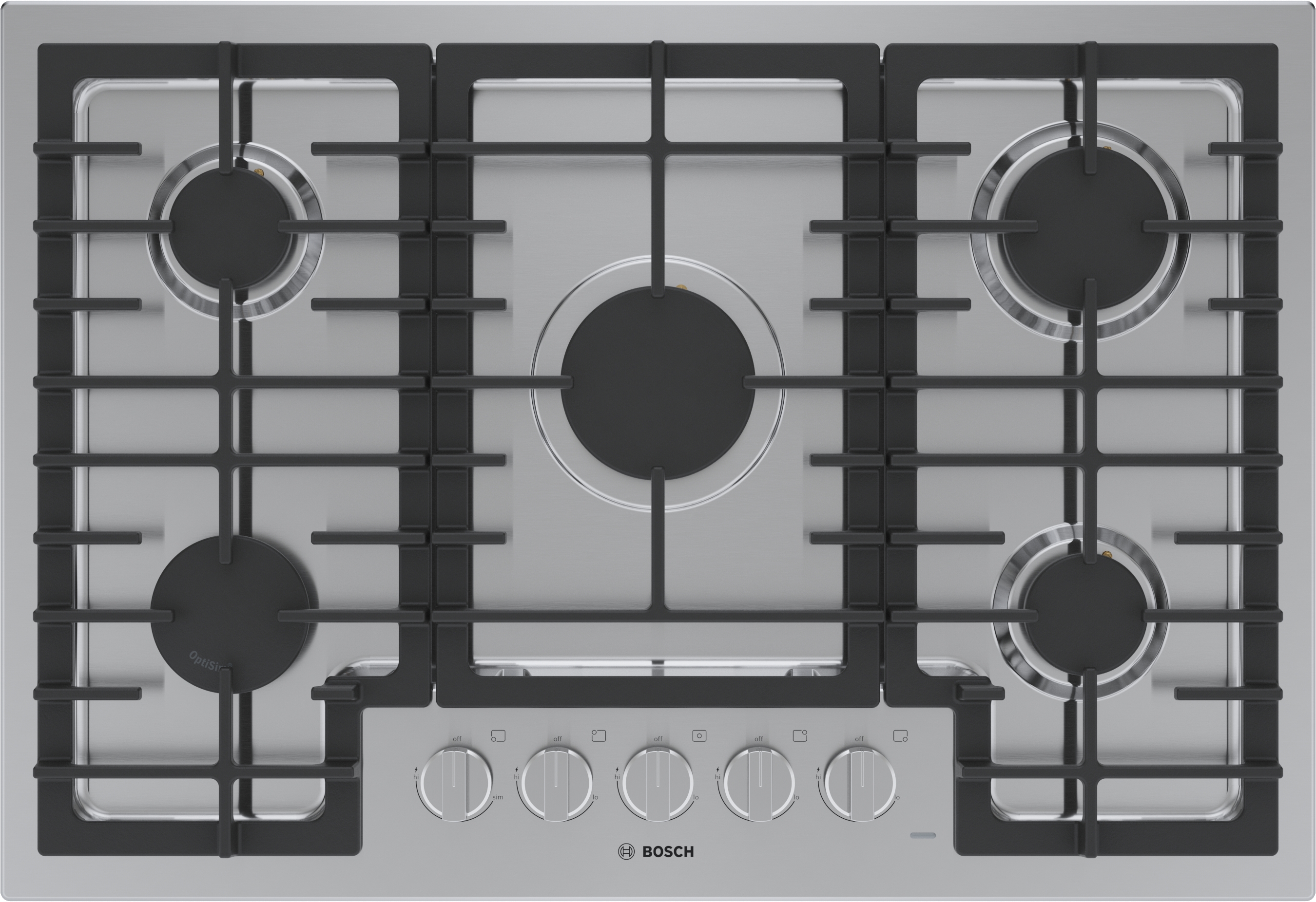 Bosch 500 Series, Gas Cooktop, 30'', Stainless steel