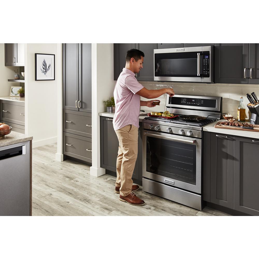 Model: KMHS120ESS-CL | KitchenAid 30" 1000-Watt Microwave Hood Combination