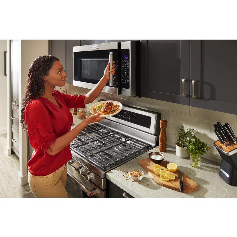 Model: KMHS120ESS-CL | KitchenAid 30" 1000-Watt Microwave Hood Combination