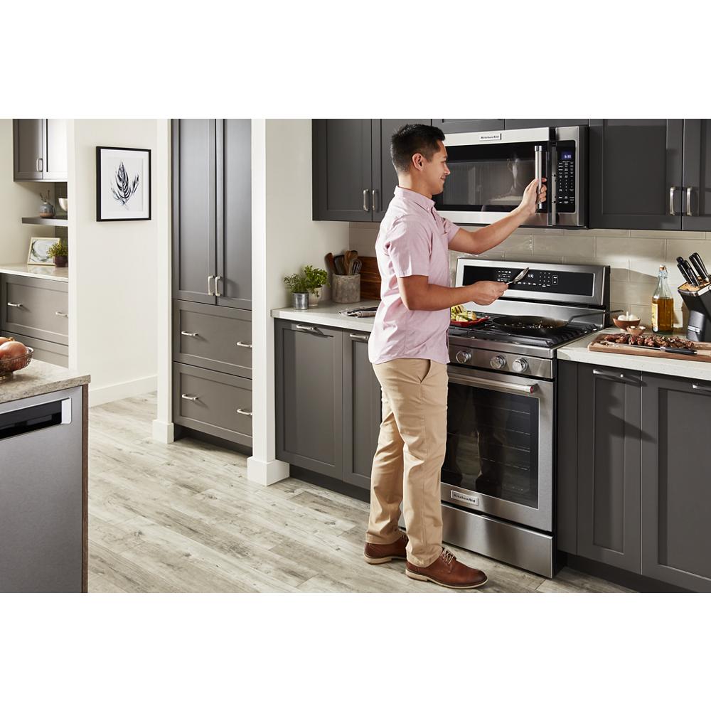 Model: KMHS120ESS-CL | KitchenAid 30" 1000-Watt Microwave Hood Combination