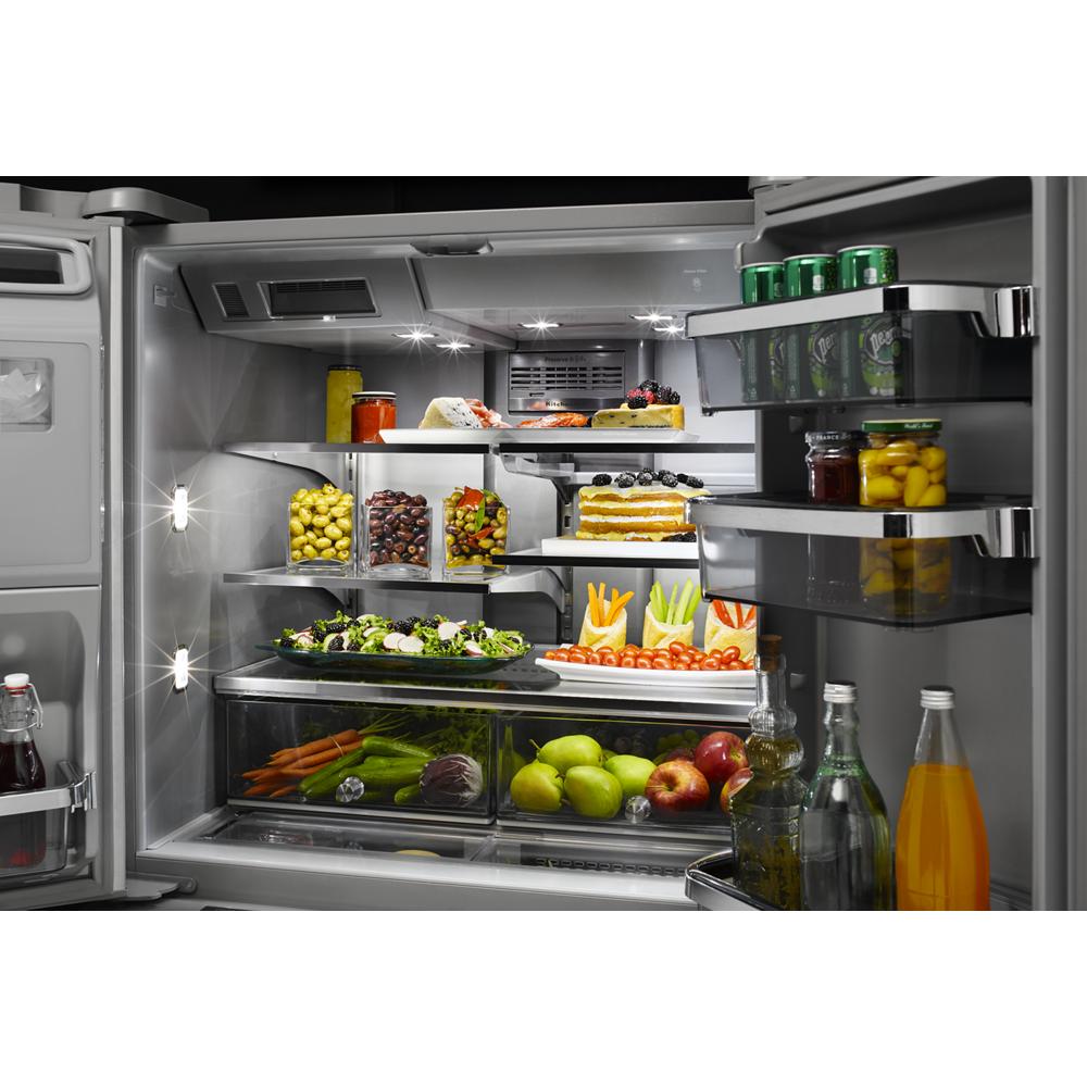 Model: KRMF706ESS - S/D  | KitchenAid 25.8 Cu. Ft. 36" Multi-Door Freestanding Refrigerator with Platinum Interior Design