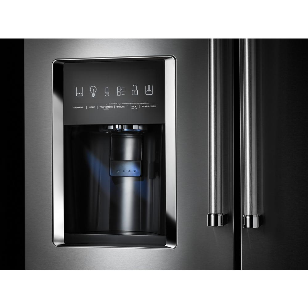 Model: KRMF706ESS - S/D  | KitchenAid 25.8 Cu. Ft. 36" Multi-Door Freestanding Refrigerator with Platinum Interior Design