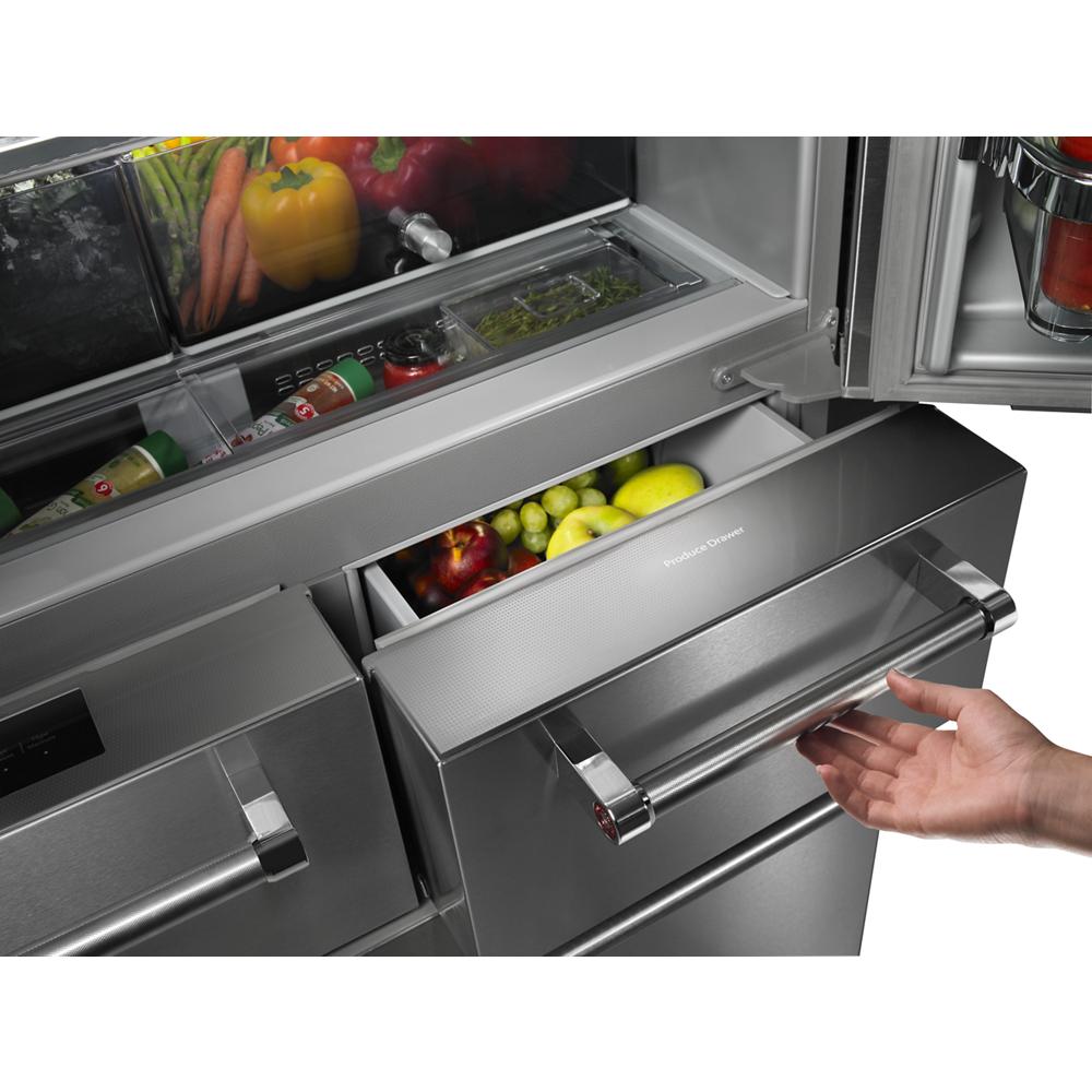 Model: KRMF706ESS - S/D  | KitchenAid 25.8 Cu. Ft. 36" Multi-Door Freestanding Refrigerator with Platinum Interior Design