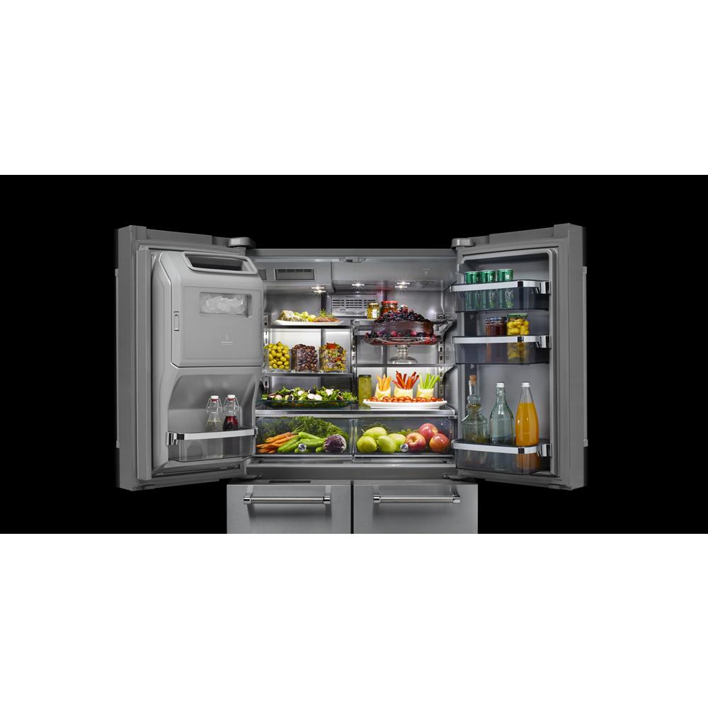 Model: KRMF706ESS - S/D  | KitchenAid 25.8 Cu. Ft. 36" Multi-Door Freestanding Refrigerator with Platinum Interior Design