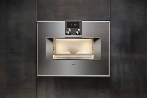 Model: BS471612 | Gaggenau 400 series, combi-steam oven, 24'', door hinge: left, Stainless steel behind glass
