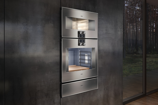 Model: BO480613 | Gaggenau 400 series, oven, 30'', door hinge: right, Stainless steel behind glass