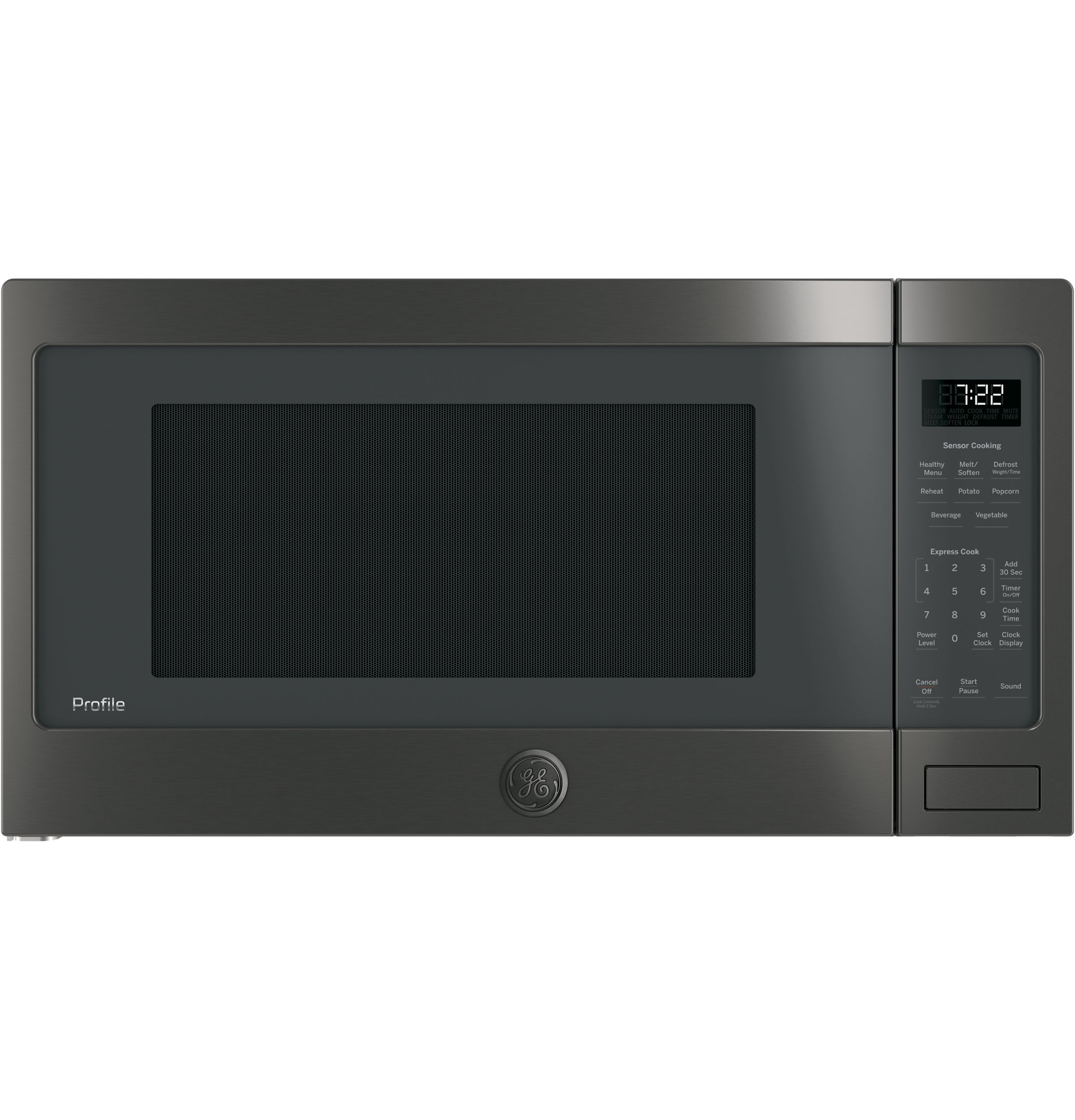 Model: PES7227BLTS | GE Profile GE Profile™ 2.2 Cu. Ft. Countertop Sensor Microwave Oven