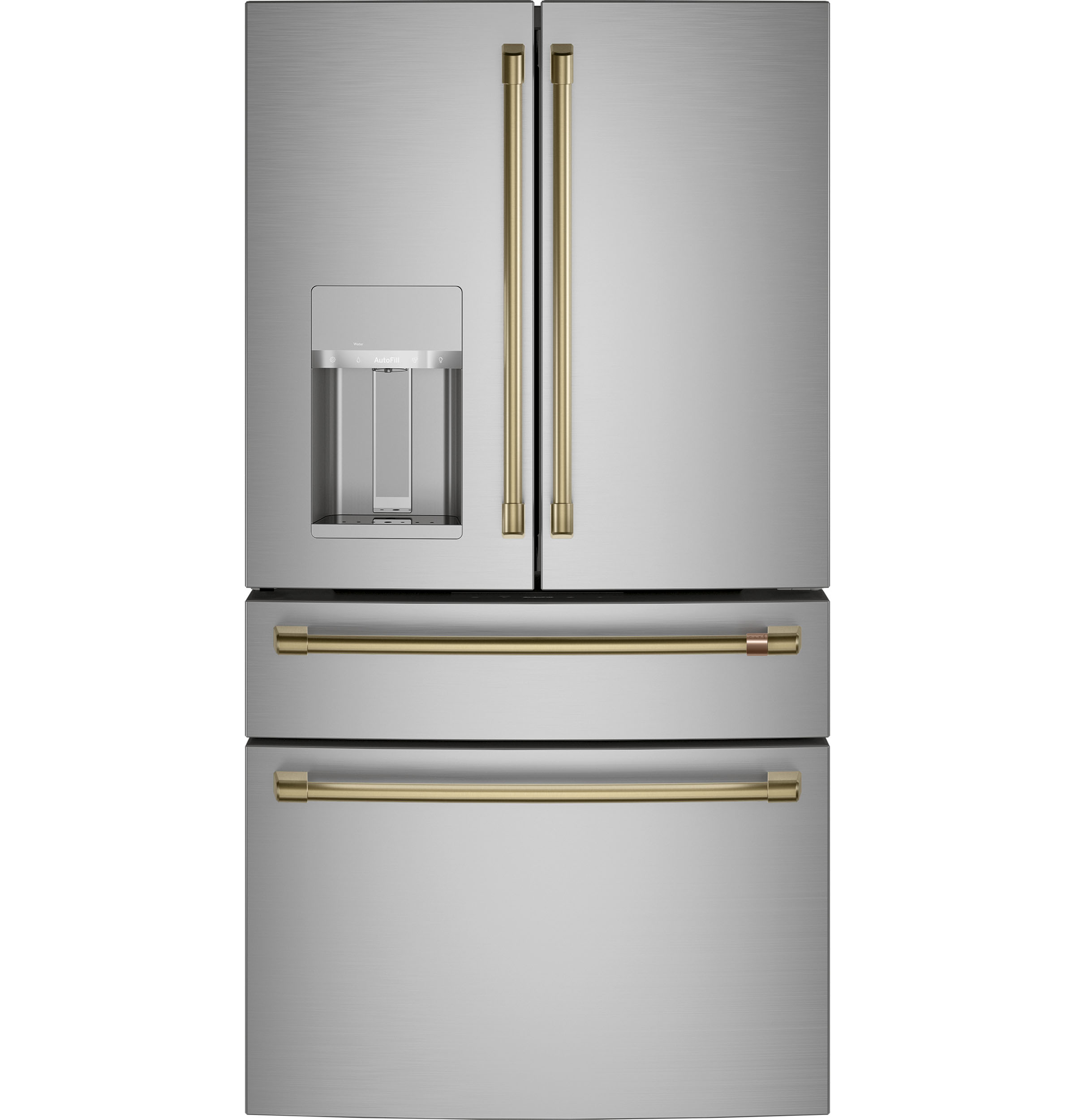 Model: CXQB4H4PNCG | Cafe Café™ Refrigeration Handle Kit - Brushed Brass