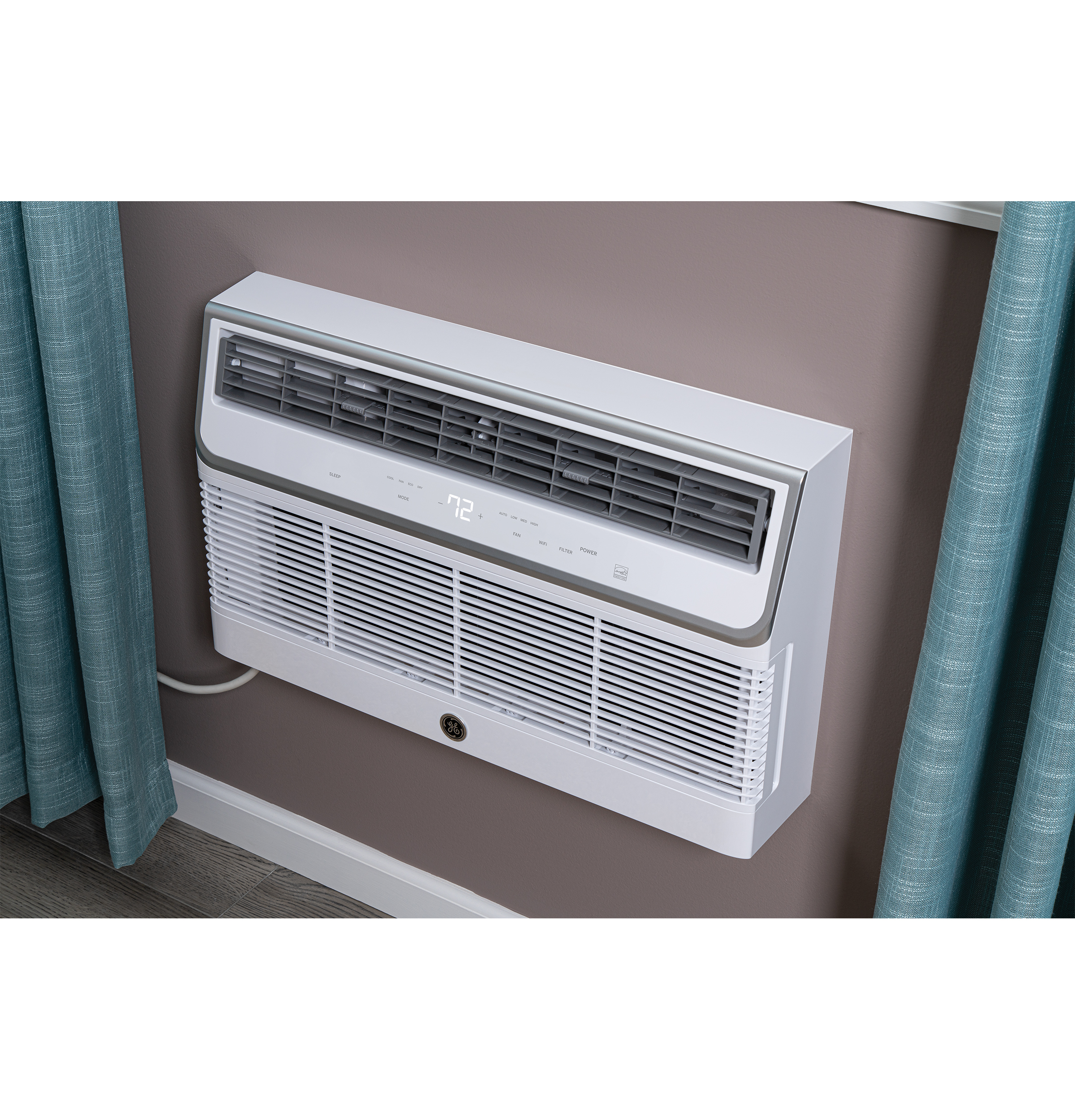 Model: AJCQ10DWH | GE GE® ENERGY STAR® 230/208V Cool-Only 10,000 BTU Built-In Room Air Conditioner