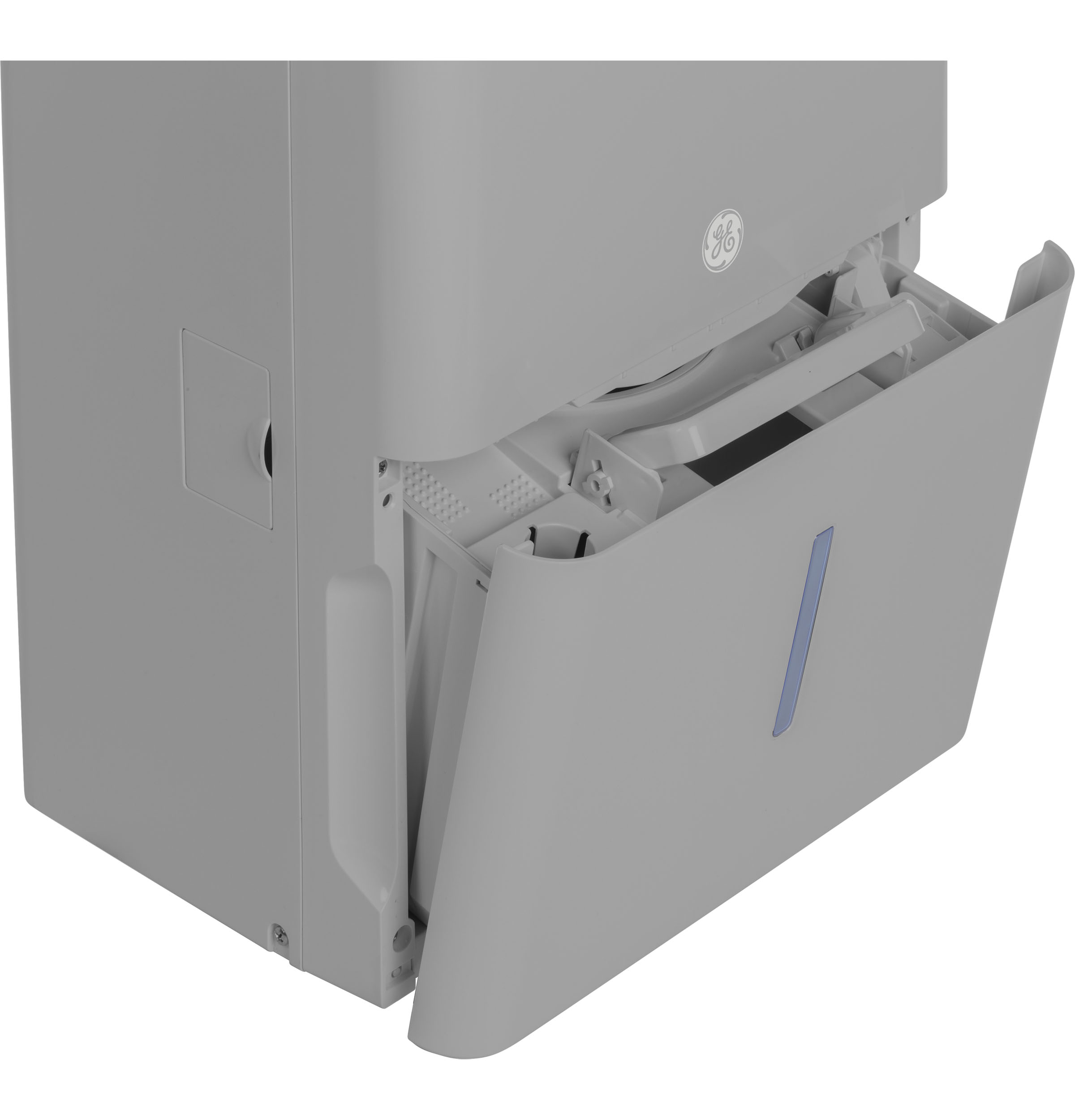 Model: APHR50LB | GE GE® ENERGY STAR® 50 Pint Portable Dehumidifier with Built-in Pump and Smart Dry for Wet Spaces