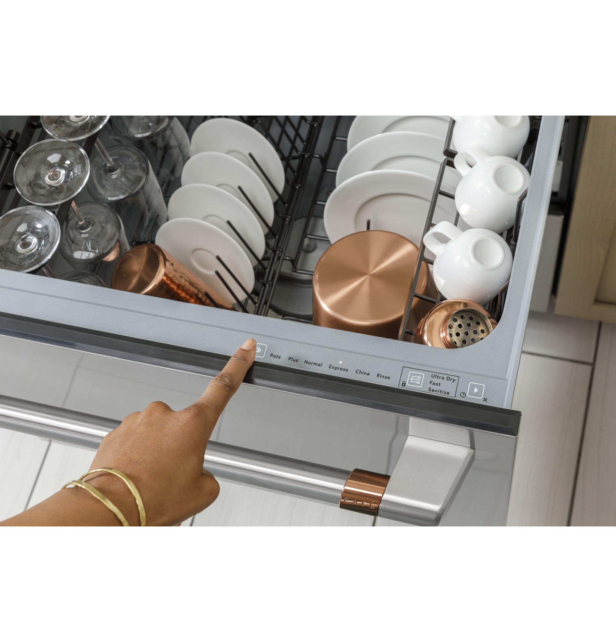 Model: CDD420P2TS1 | Cafe Café™ Dishwasher Double Drawer
