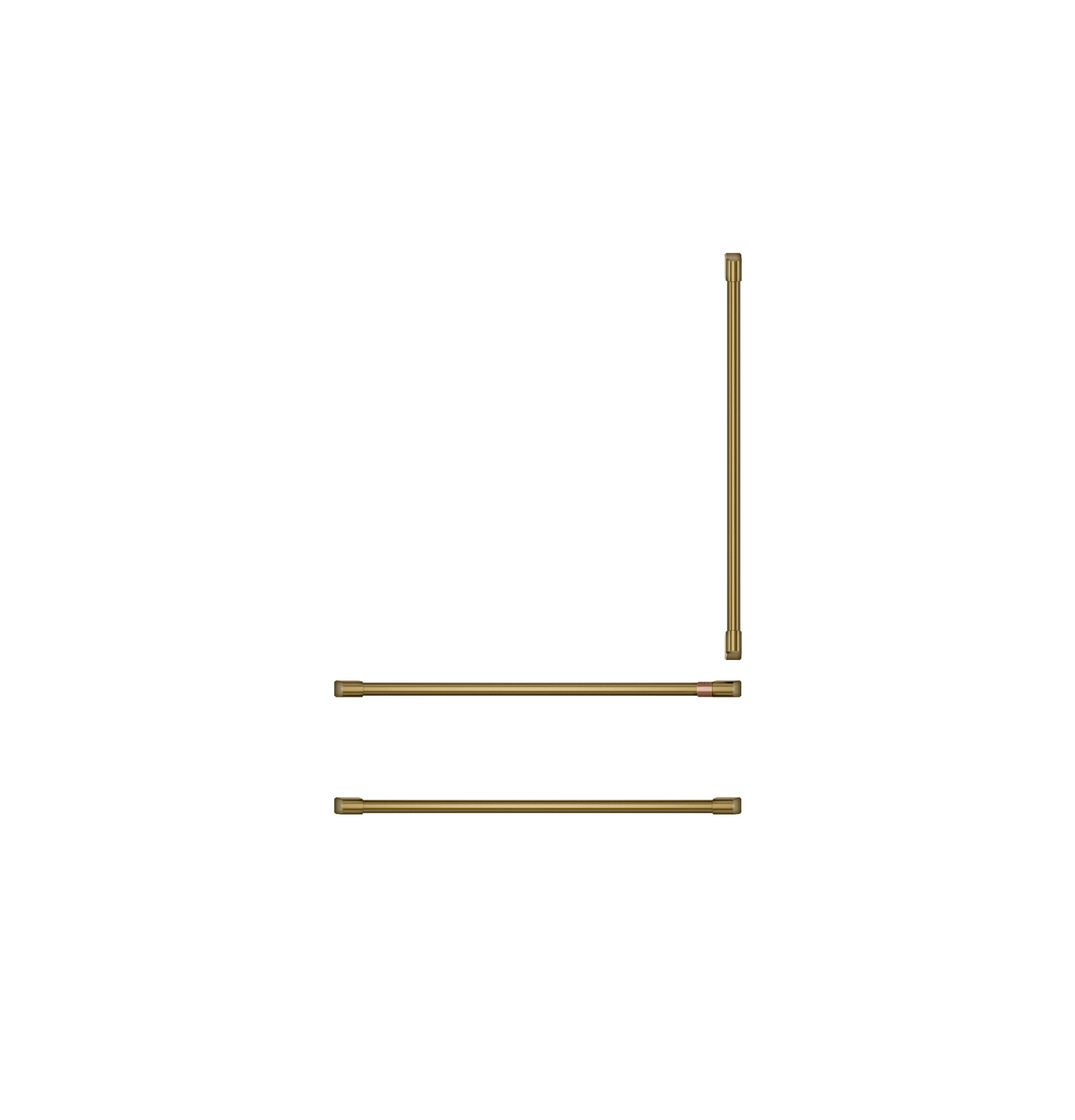 Model: CXSB3H3PVCG | Cafe Café™ Refrigeration Handle Kit - Brushed Brass
