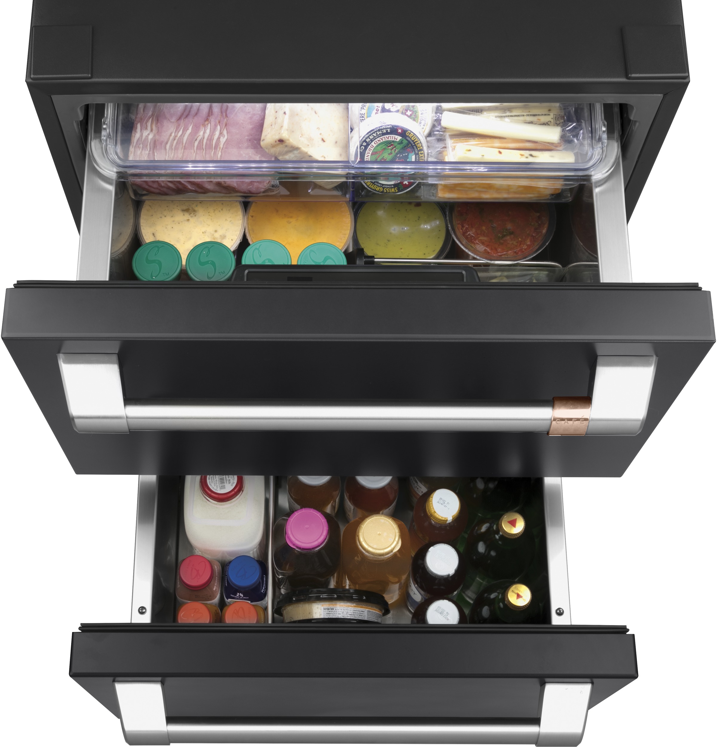 Model: CDE06RP3ND1 | Cafe Café™ 5.7 Cu. Ft. Built-In Dual-Drawer Refrigerator