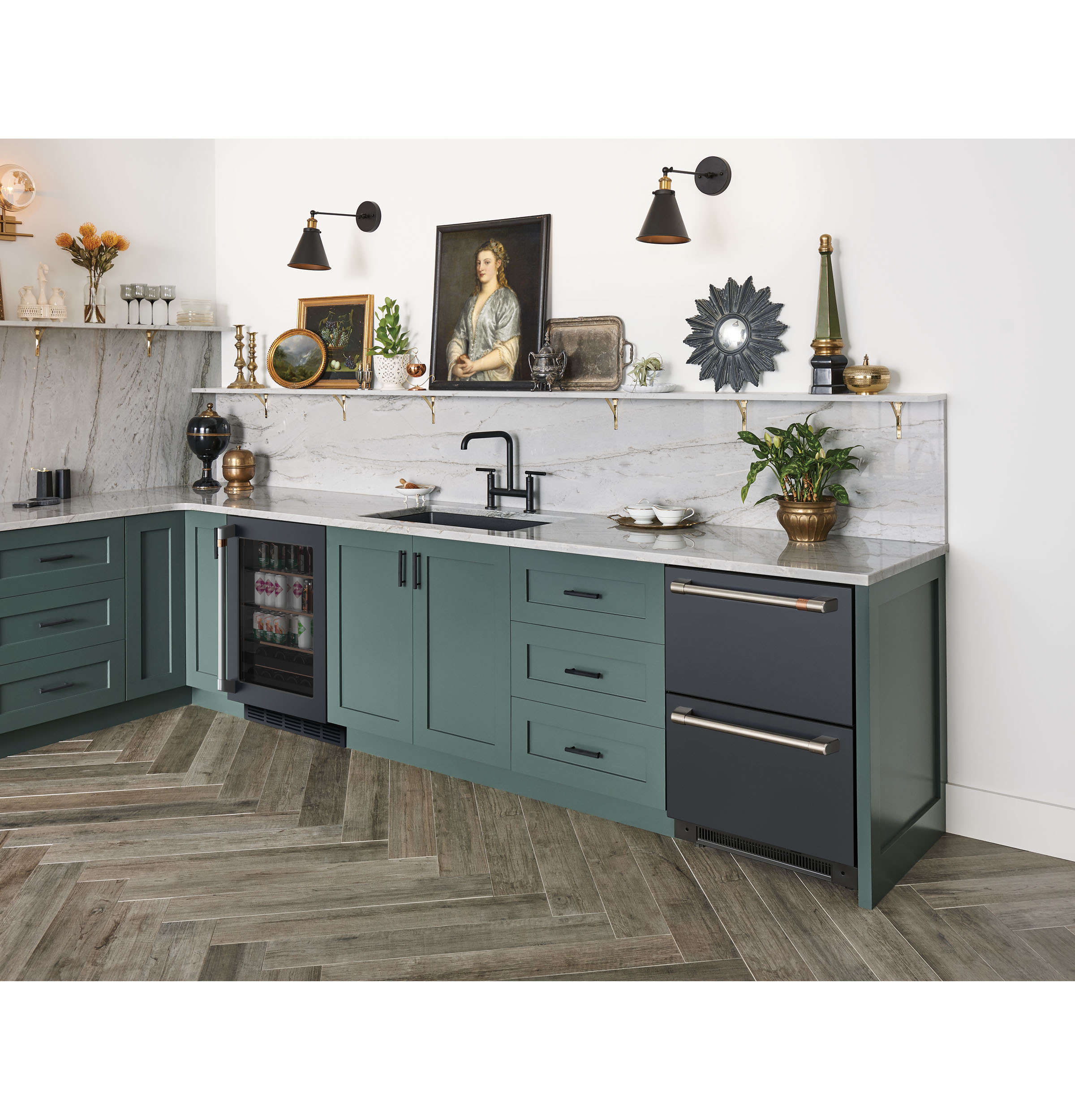 Model: CDE06RP3ND1 | Cafe Café™ 5.7 Cu. Ft. Built-In Dual-Drawer Refrigerator