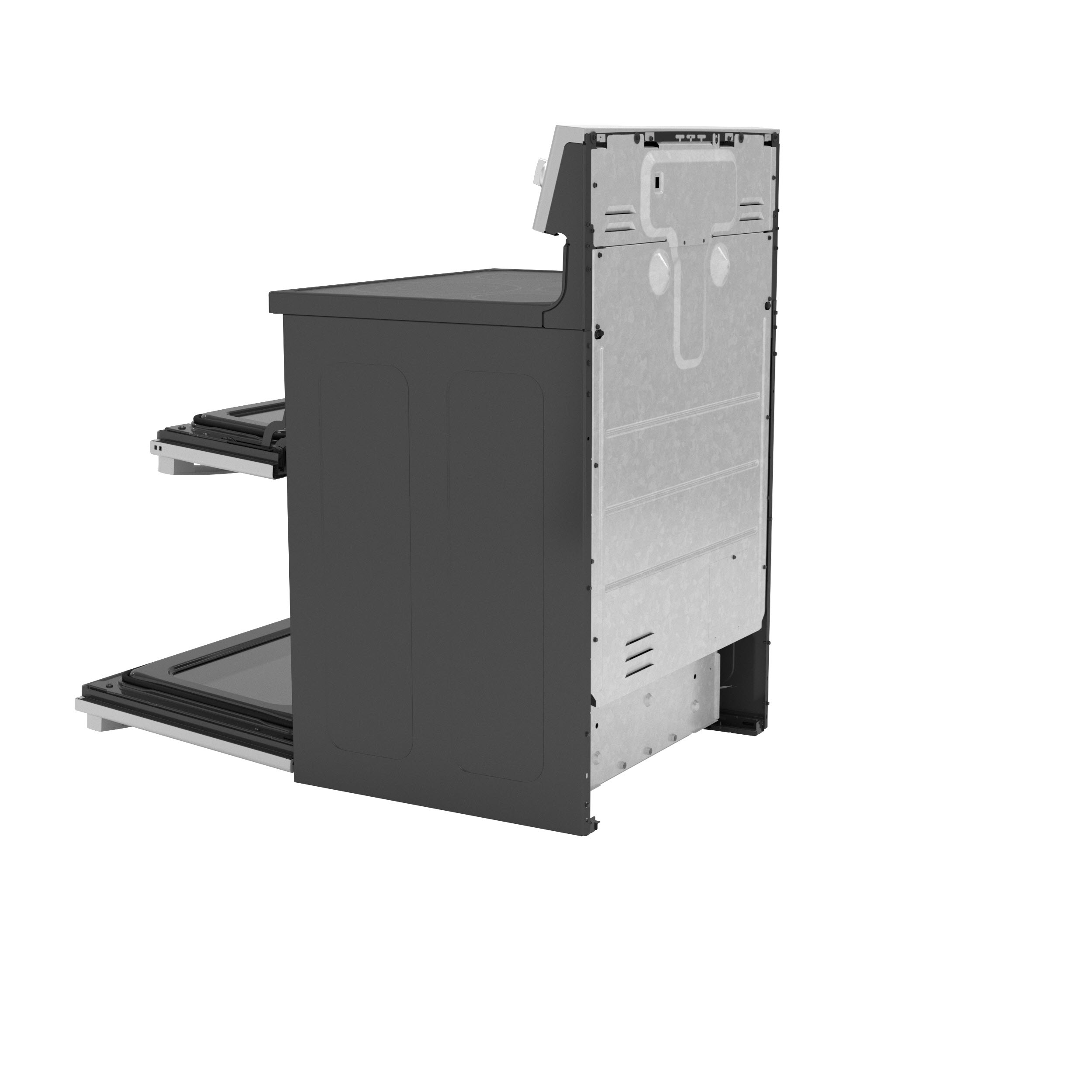 Model: PB965YPFSSD | GE Profile GE Profile™ 30" Smart Free-Standing Electric Double Oven Convection Range with No Preheat Air Fry