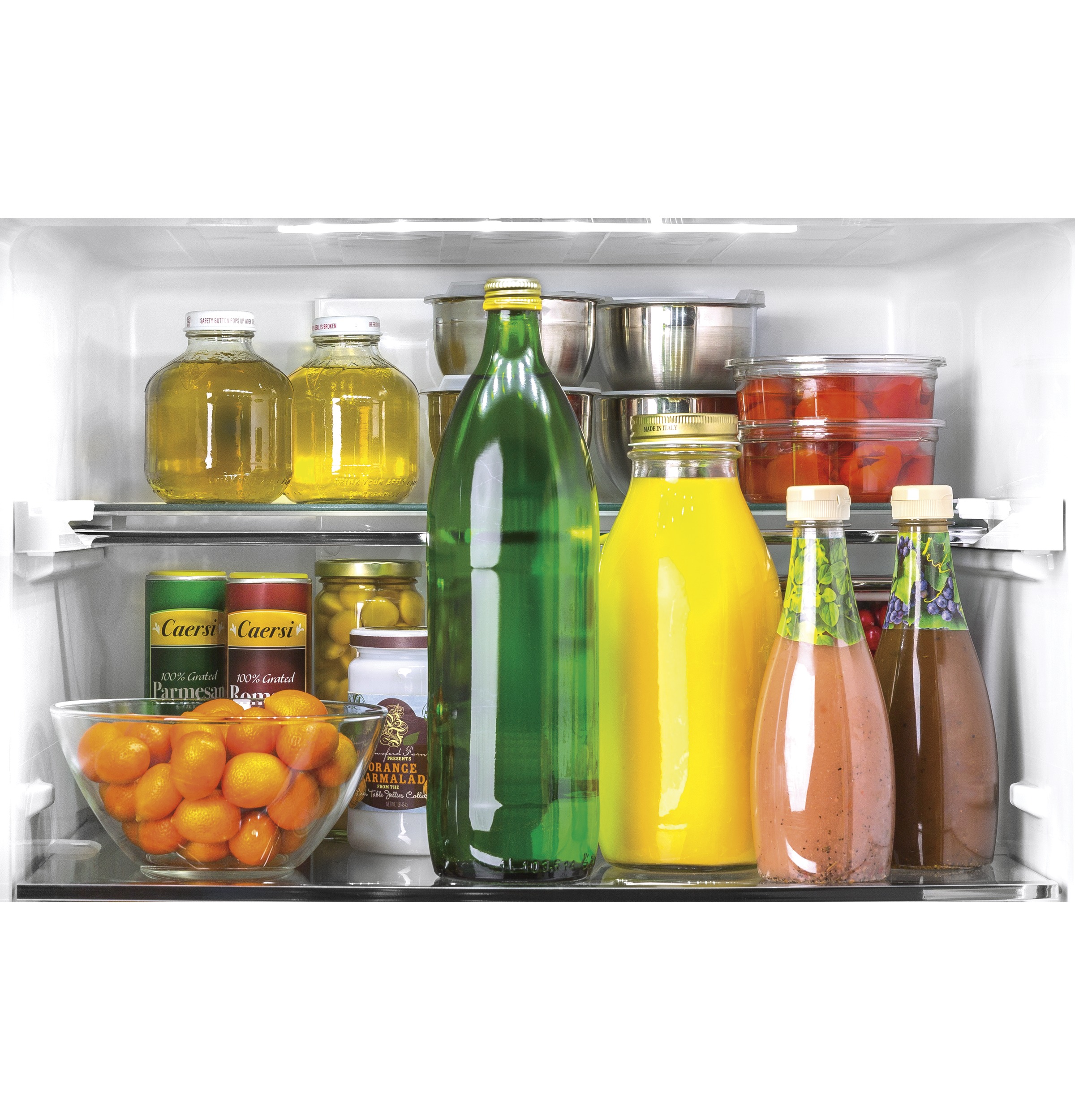 Model: GLE12HSPSS | GE GE® ENERGY STAR® 11.9 Cu. Ft. Bottom-Freezer Refrigerator