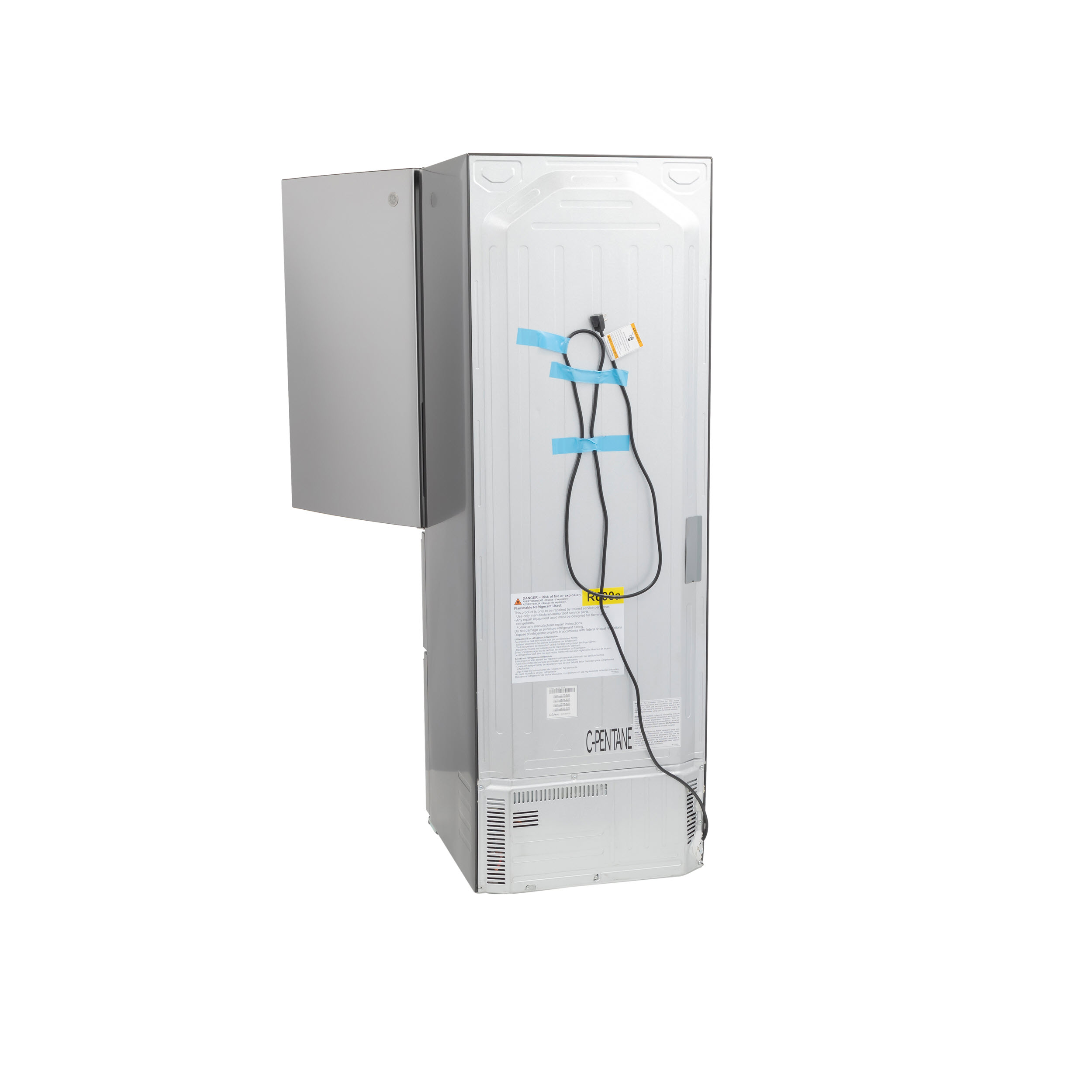 Model: GLE12HSPSS | GE GE® ENERGY STAR® 11.9 Cu. Ft. Bottom-Freezer Refrigerator