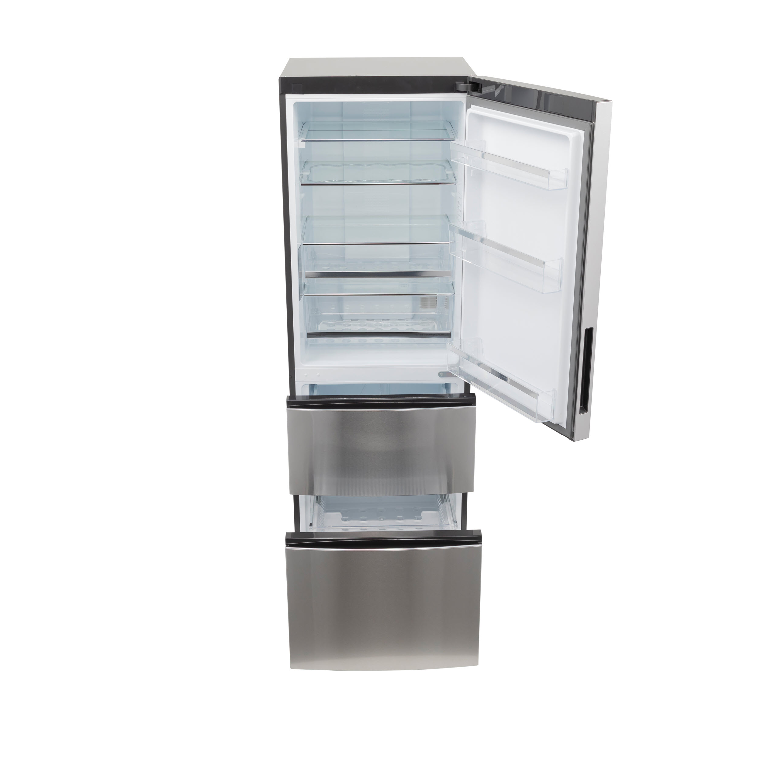 Model: GLE12HSPSS | GE GE® ENERGY STAR® 11.9 Cu. Ft. Bottom-Freezer Refrigerator