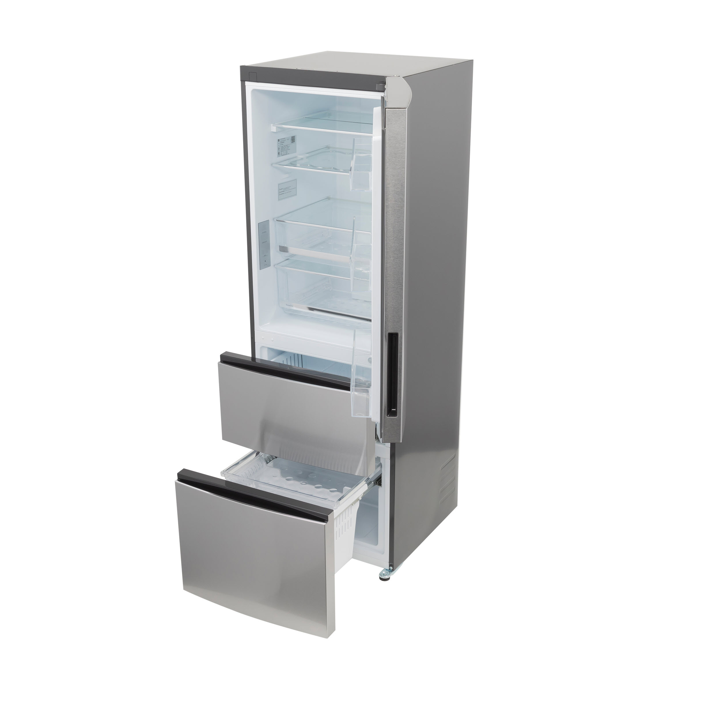 Model: GLE12HSPSS | GE GE® ENERGY STAR® 11.9 Cu. Ft. Bottom-Freezer Refrigerator