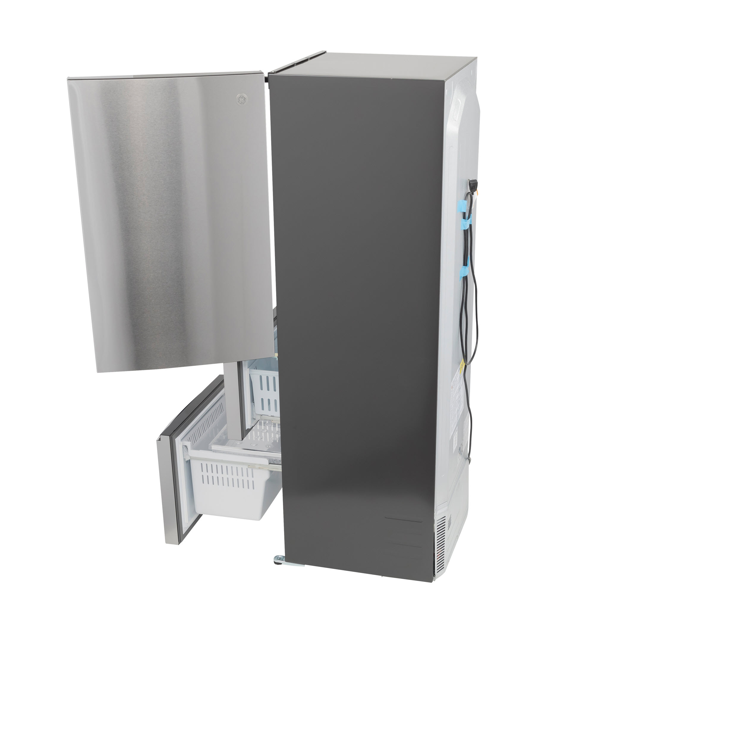 Model: GLE12HSPSS | GE GE® ENERGY STAR® 11.9 Cu. Ft. Bottom-Freezer Refrigerator