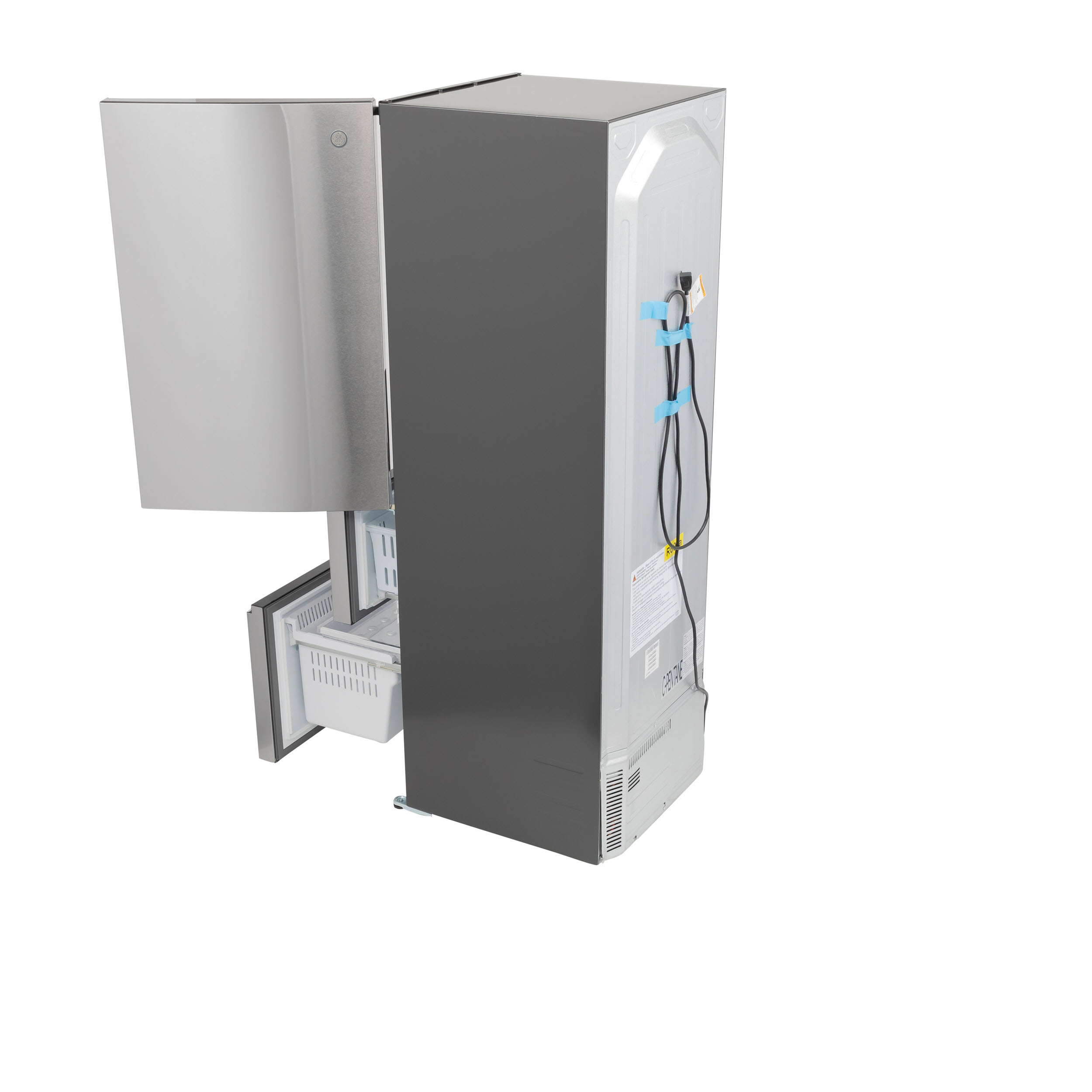 Model: GLE12HSPSS | GE GE® ENERGY STAR® 11.9 Cu. Ft. Bottom-Freezer Refrigerator