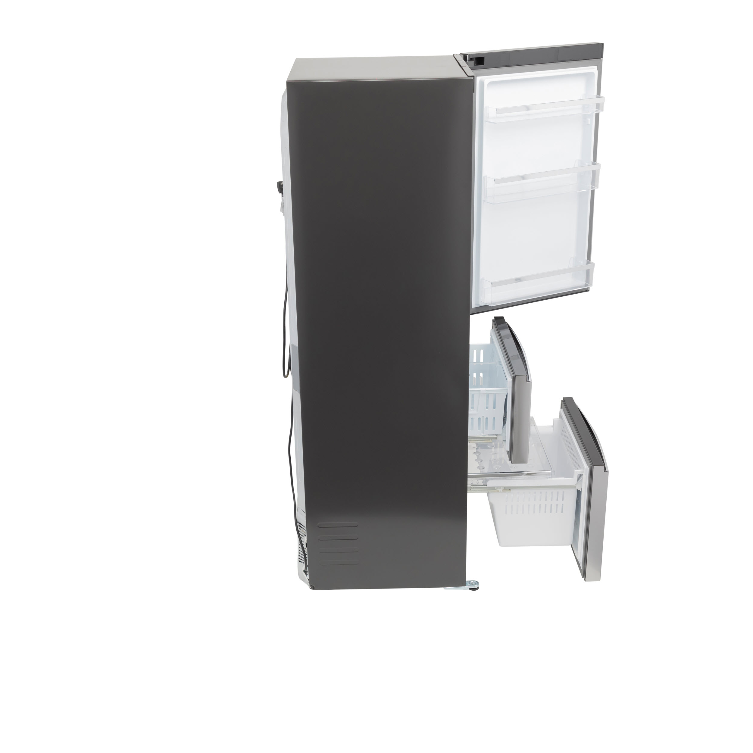 Model: GLE12HSPSS | GE GE® ENERGY STAR® 11.9 Cu. Ft. Bottom-Freezer Refrigerator