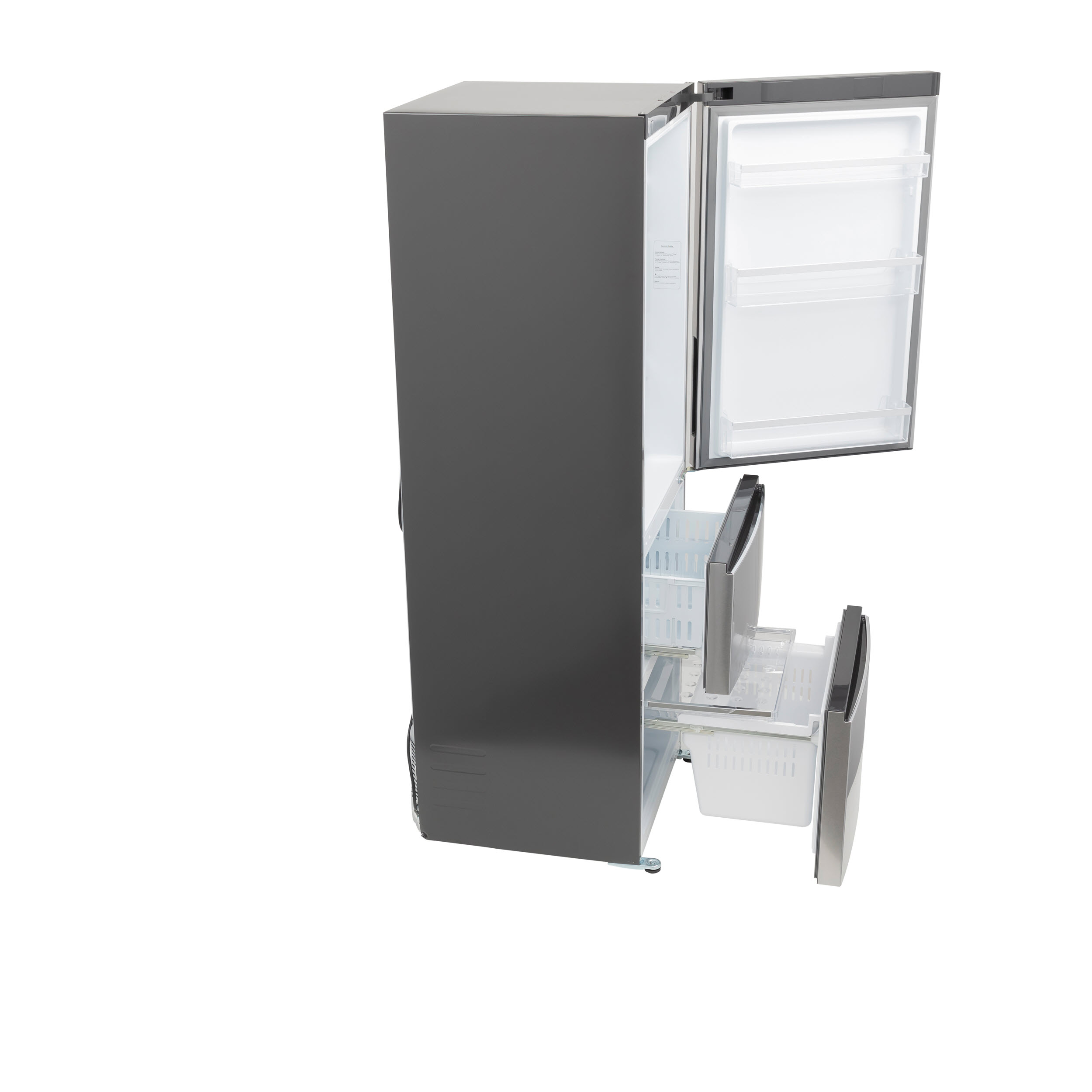 Model: GLE12HSPSS | GE GE® ENERGY STAR® 11.9 Cu. Ft. Bottom-Freezer Refrigerator