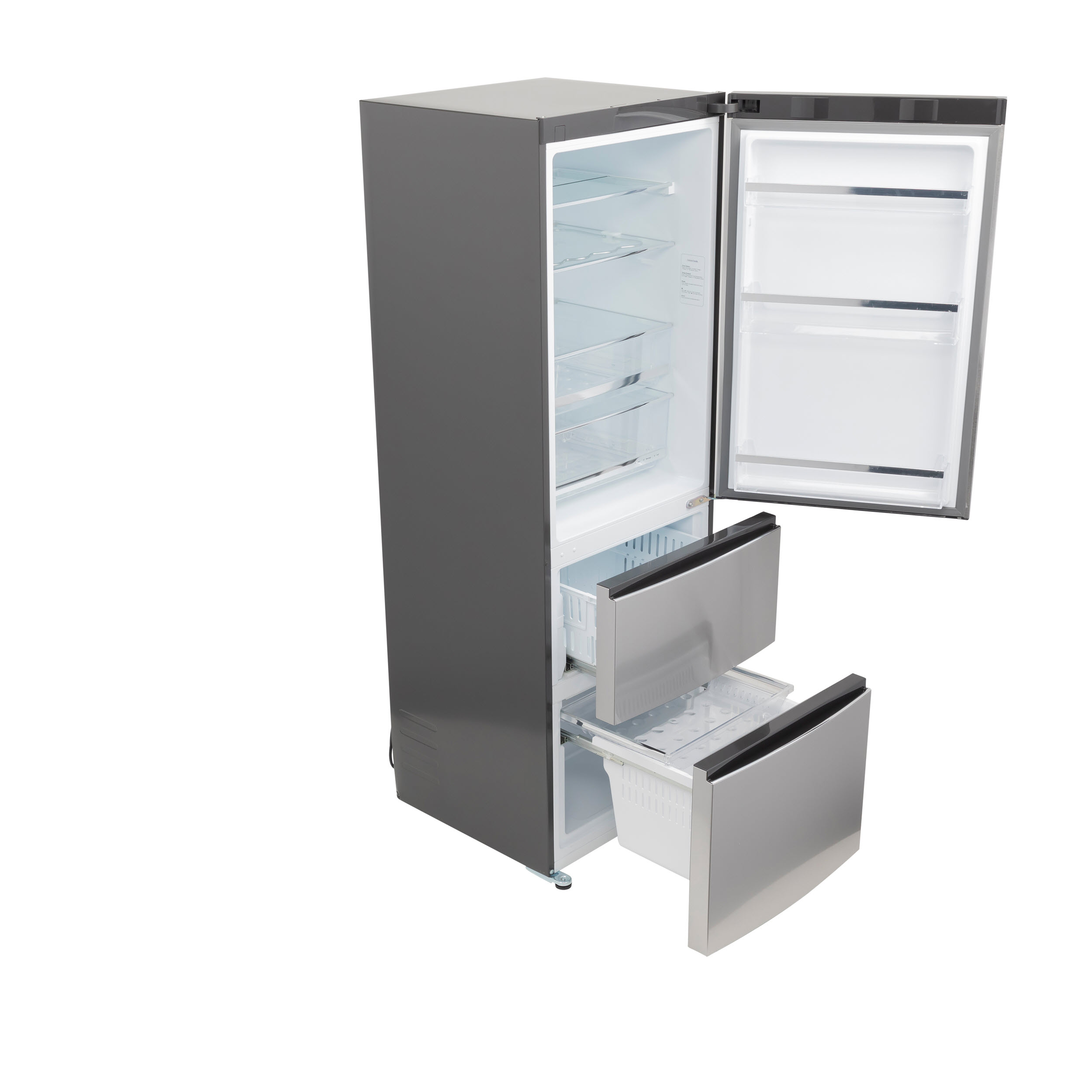 Model: GLE12HSPSS | GE GE® ENERGY STAR® 11.9 Cu. Ft. Bottom-Freezer Refrigerator