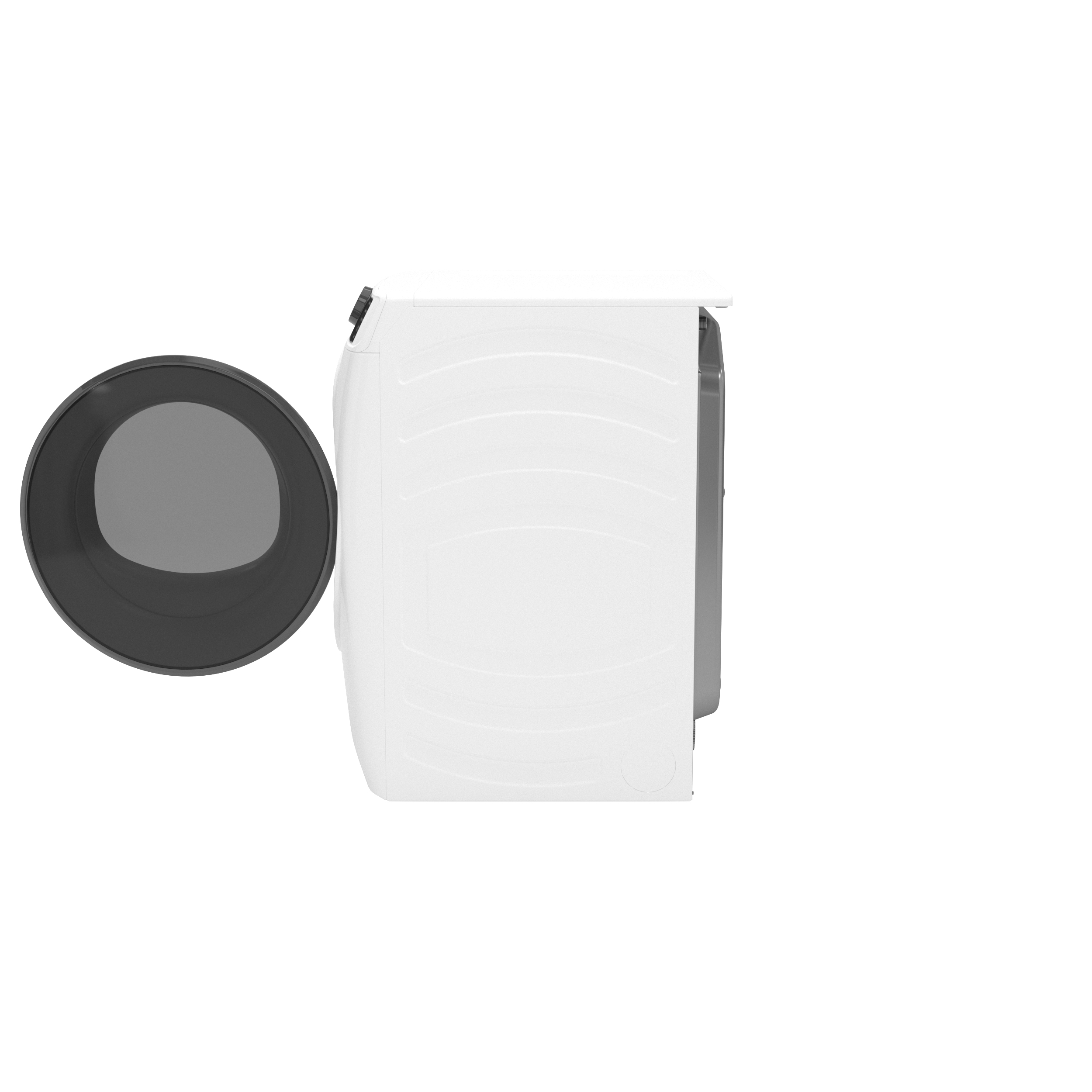 Model: GFD65ESSVWW-SD | GE GE® ENERGY STAR® 7.8 cu. ft. Capacity Smart Front Load Electric Dryer with Steam and Sanitize Cycle