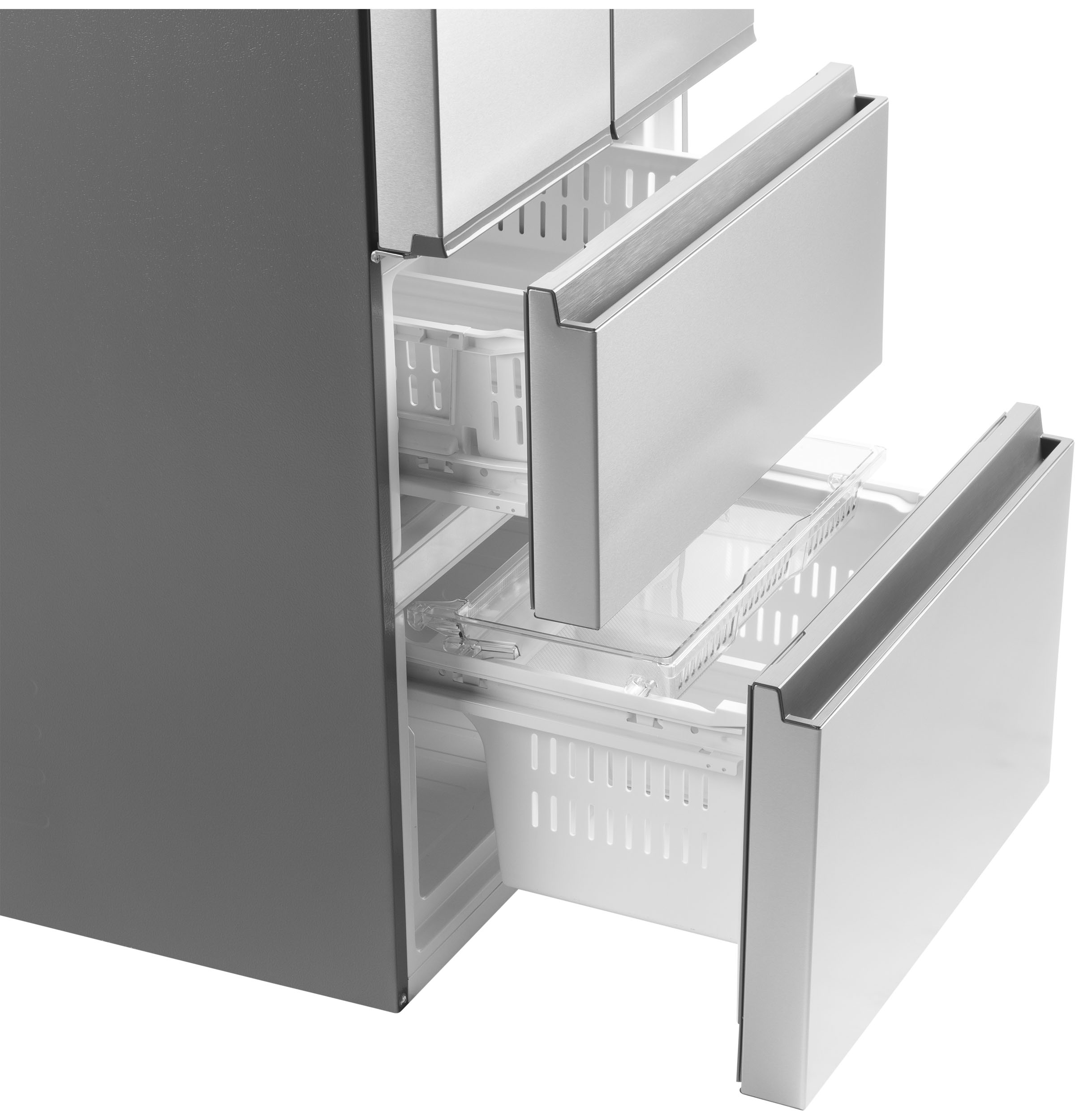 Model: QJS15HYRFS | Haier 14.5 Cu. Ft. 4 Door Refrigerator