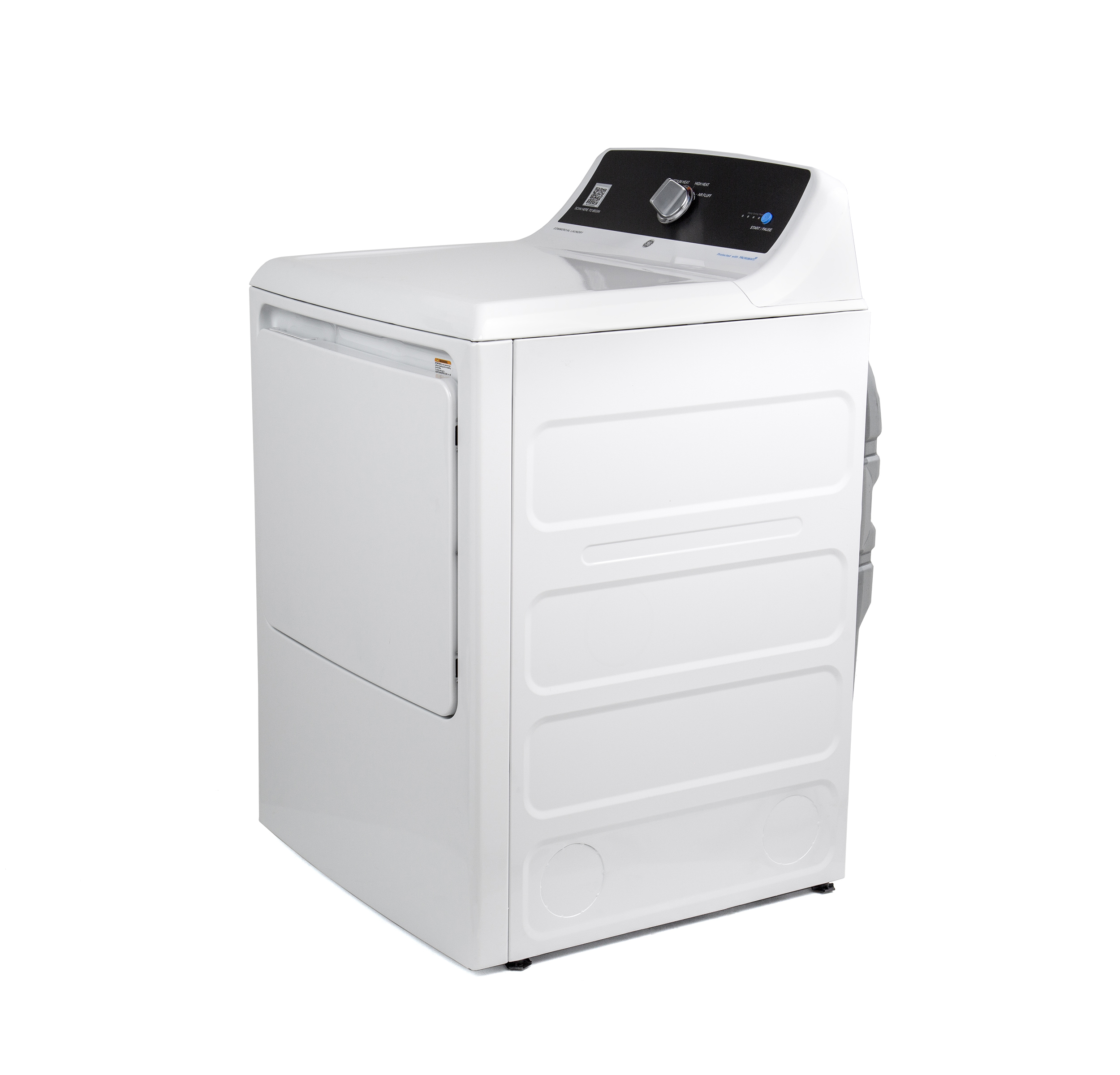 Model: VTD52EASRWB | GE GE® 7.4 cu. ft. Capacity aluminized alloy drum Commercial Electric Dryer with Sensor Dry, Built-In App Payment System SITE WIFI REQUIRED