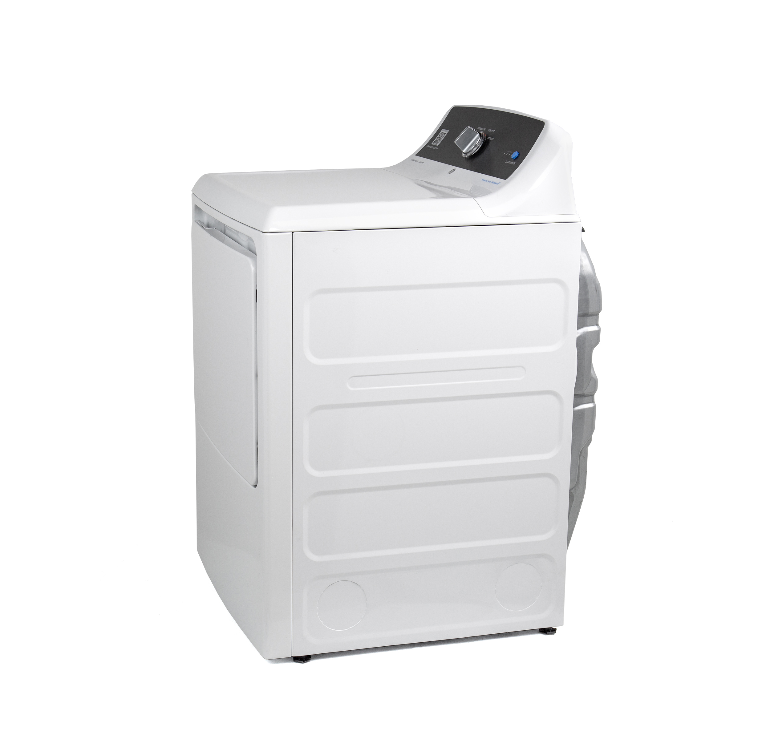 Model: VTD52EASRWB | GE GE® 7.4 cu. ft. Capacity aluminized alloy drum Commercial Electric Dryer with Sensor Dry, Built-In App Payment System SITE WIFI REQUIRED