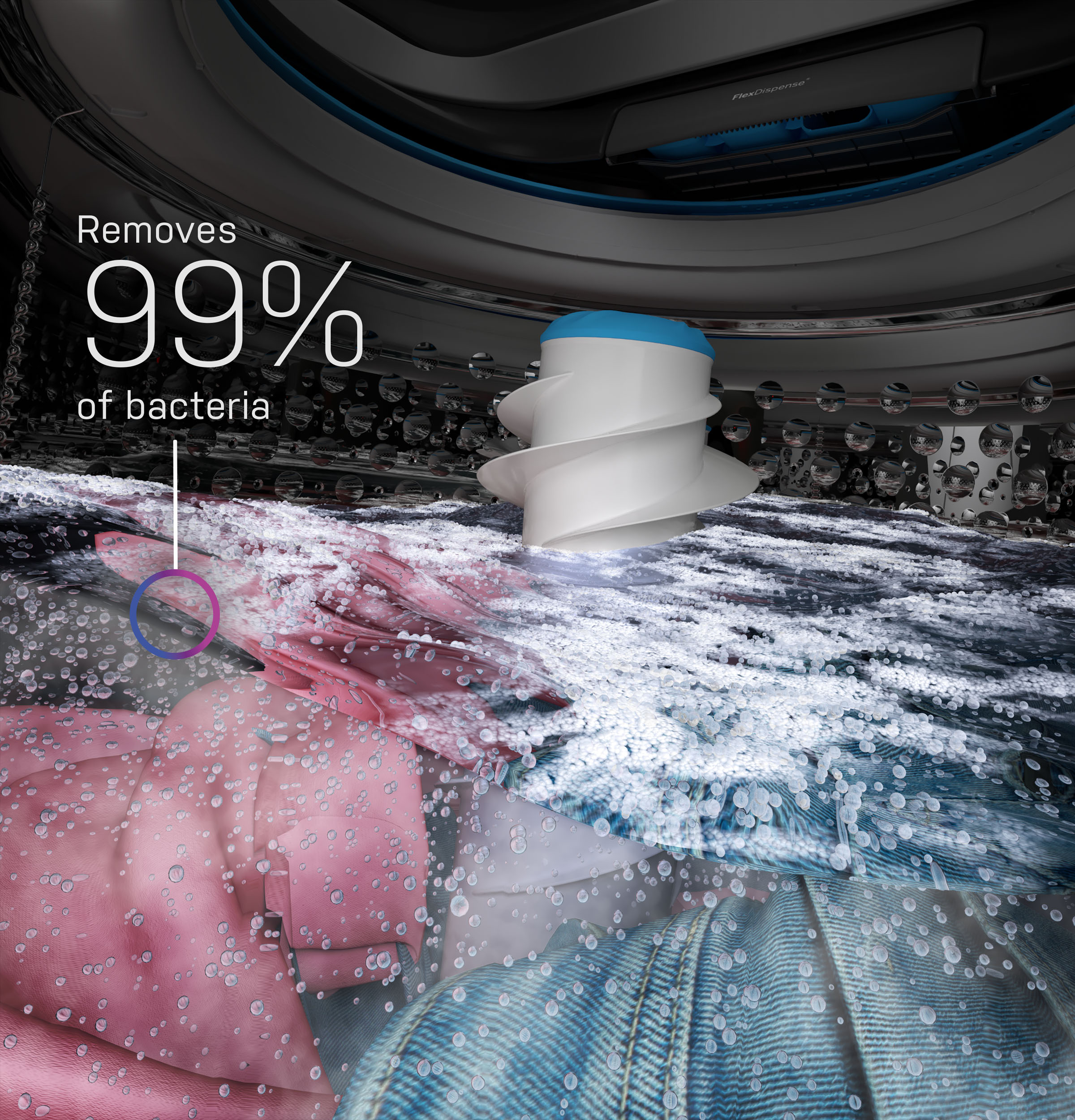 Model: PTW600BSRWS | GE Profile GE Profile™ ENERGY STAR® 5.0  cu. ft. Capacity Washer with Smarter Wash Technology and FlexDispense™
