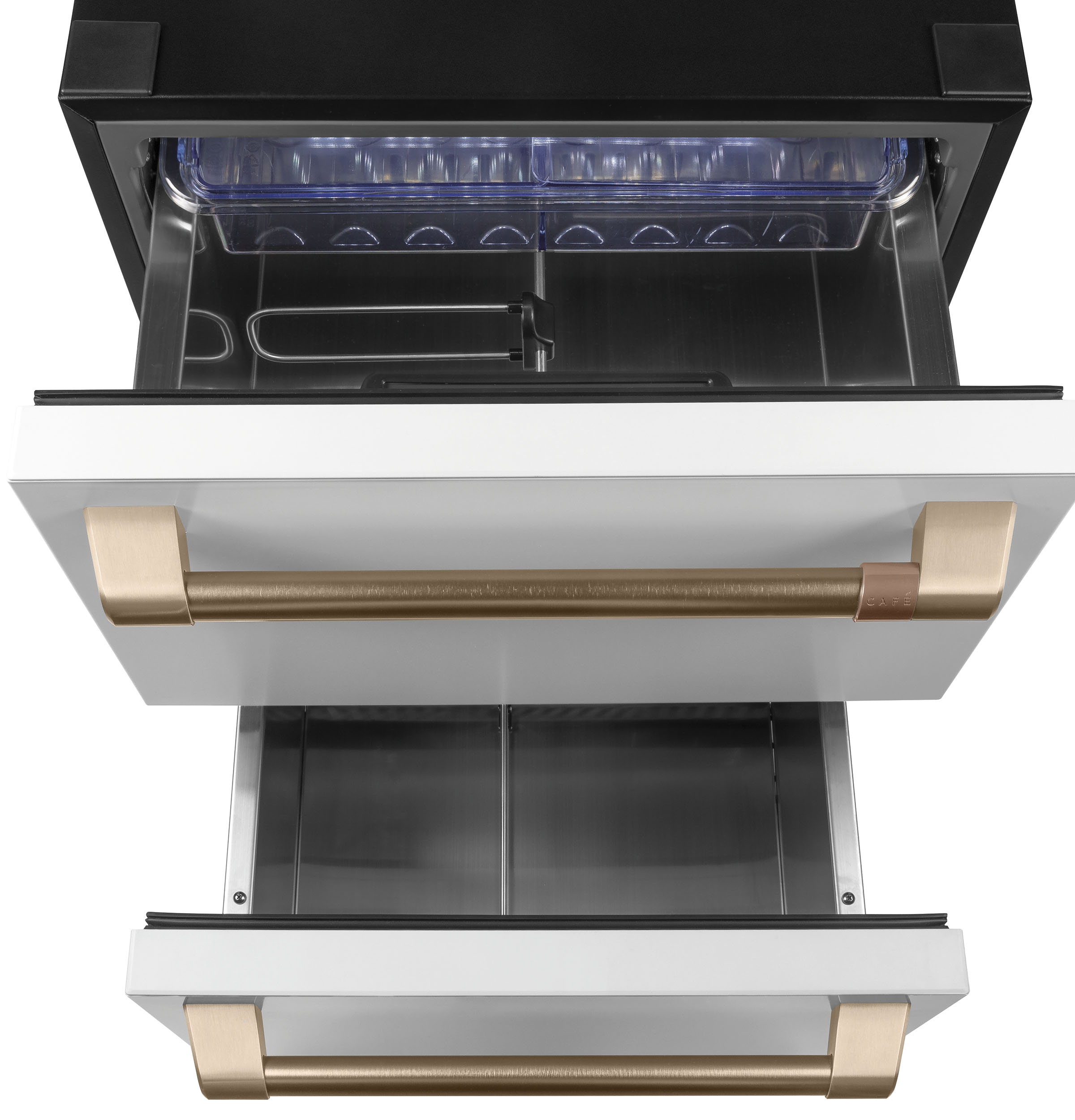 Model: CDE06RP4NW2 | Cafe Café™ 5.7 Cu. Ft. Built-In Dual-Drawer Refrigerator