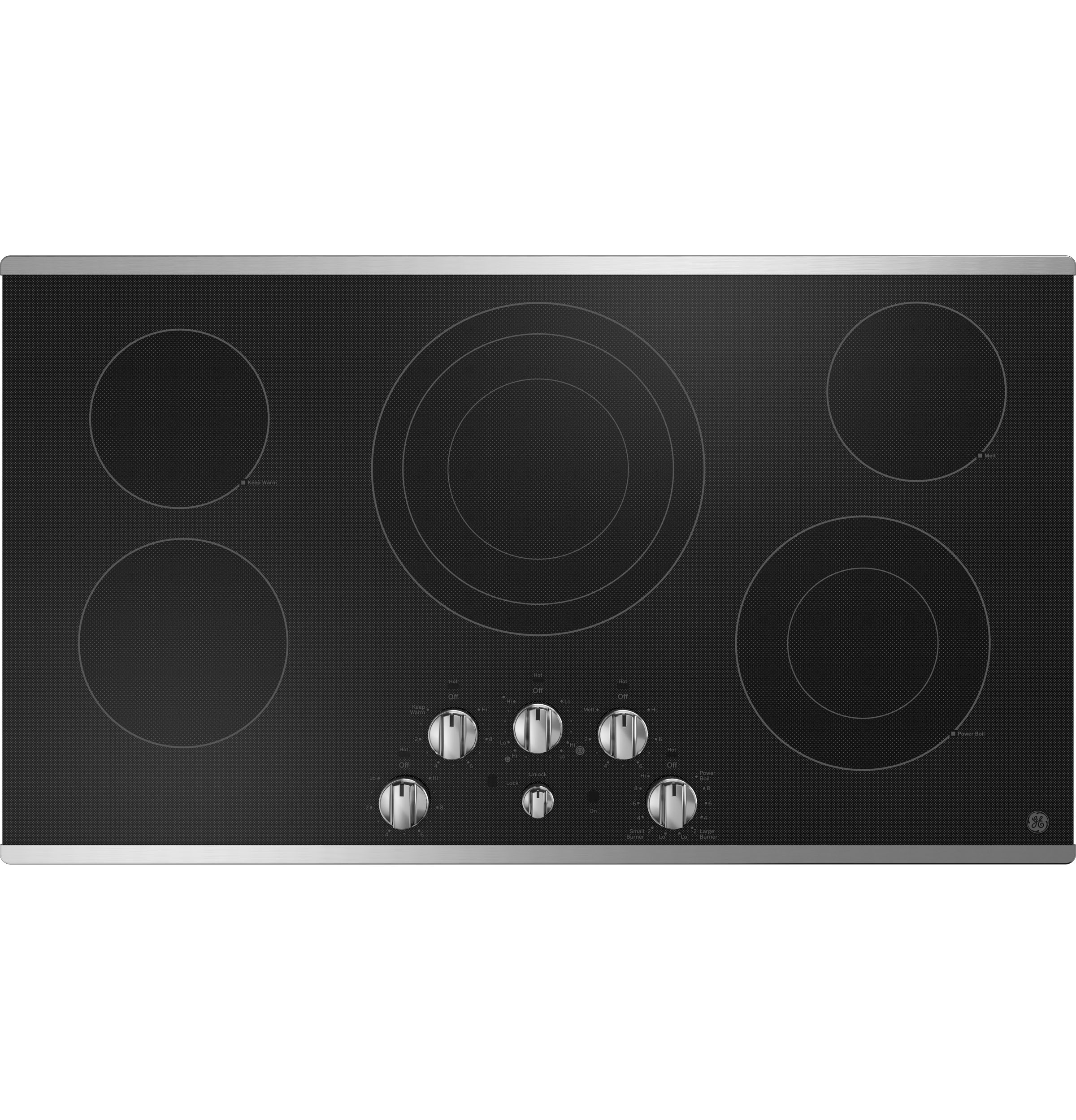 GE GE® 36" Built-In Knob Control Electric Cooktop