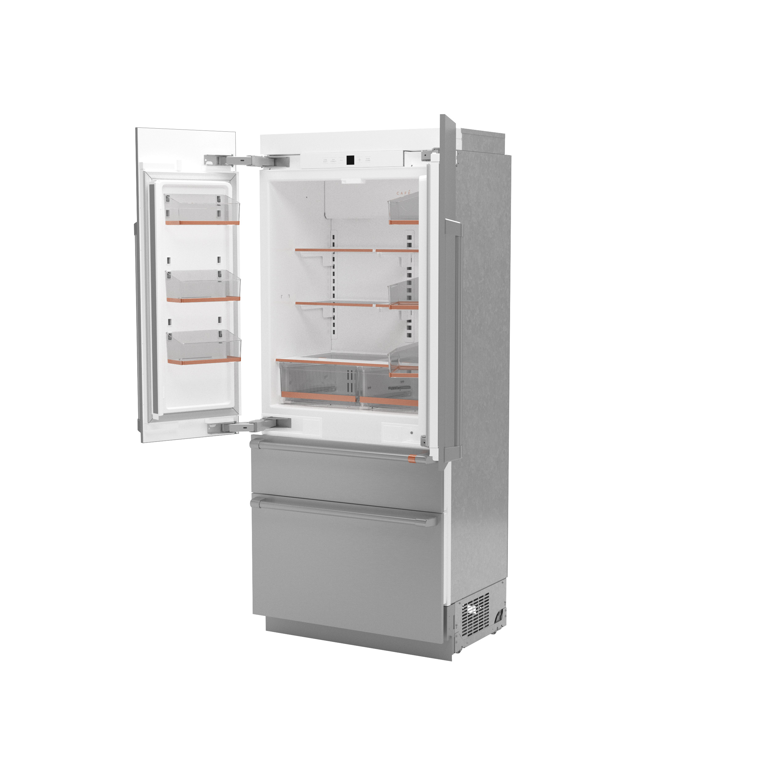 Model: CIP36NP2VS1 | Cafe Café™ 36" Integrated French-Door Refrigerator