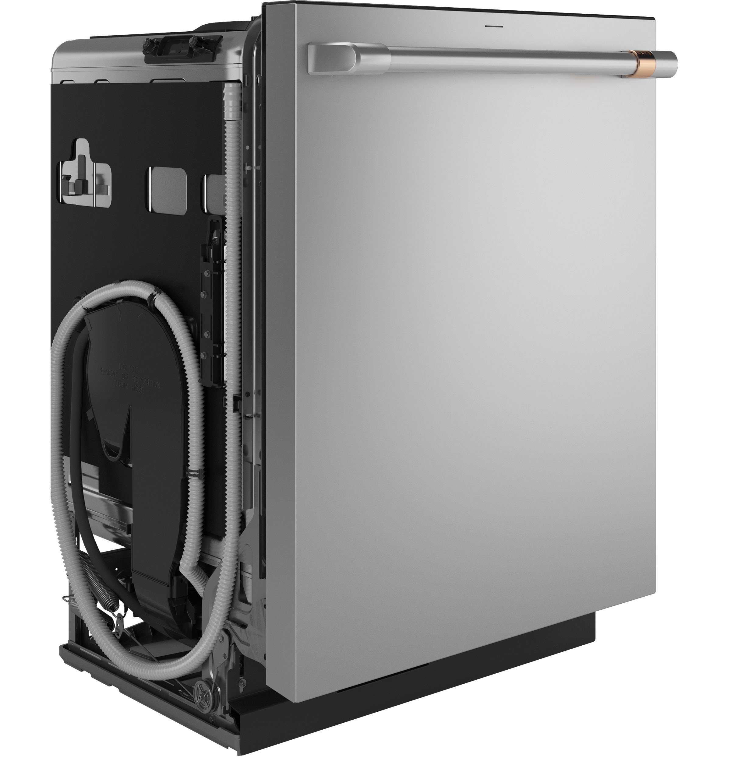 Model: CDT888P2VS1 | Cafe Café™ CustomFit ENERGY STAR Stainless Interior Smart Dishwasher with Ultra Wash Top Rack and Dual Convection Ultra Dry, LED Lights, 39 dBA