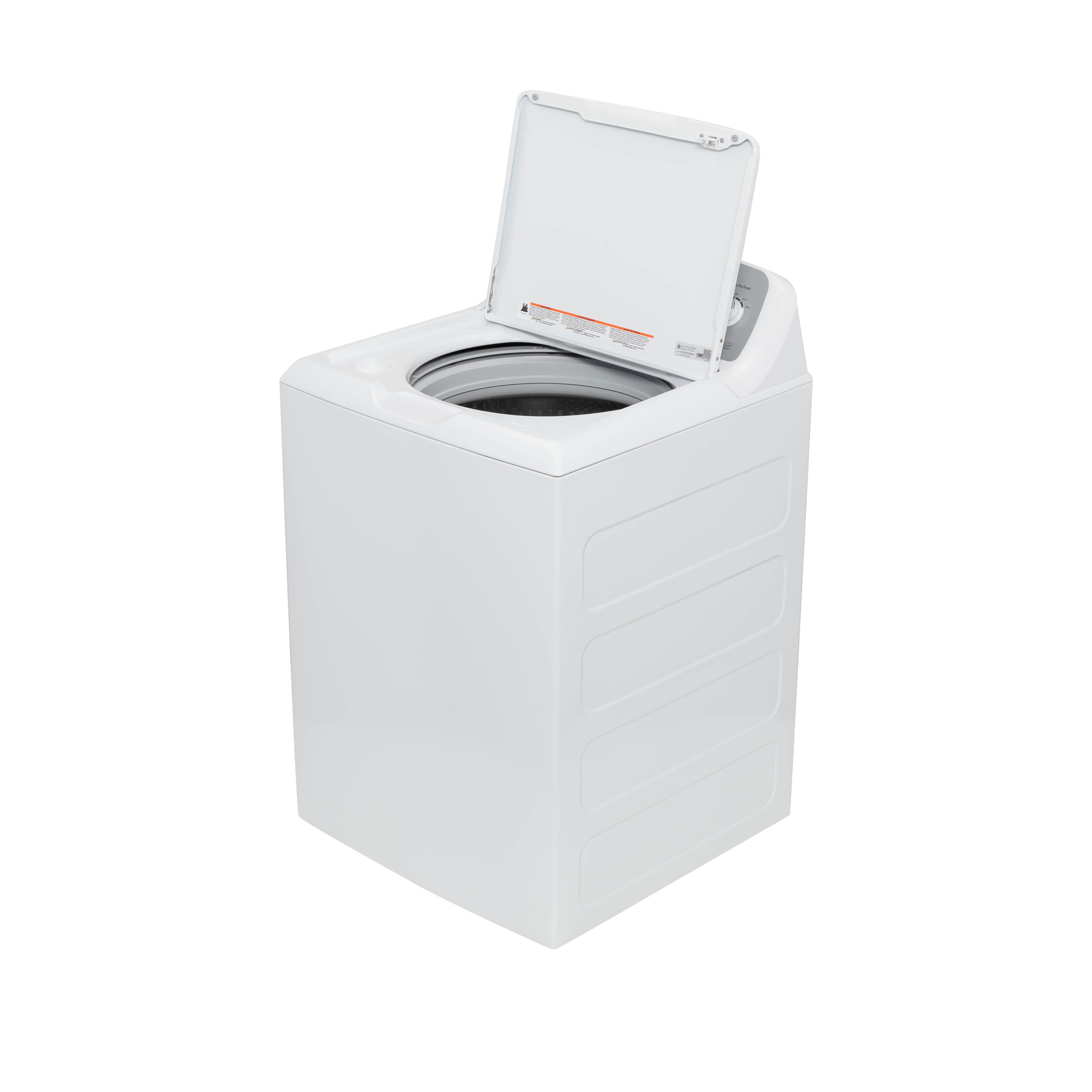 Model: GTW500ASNWS | GE GE® ENERGY STAR® 4.6 cu. ft. Capacity Washer with Stainless Steel Basket
