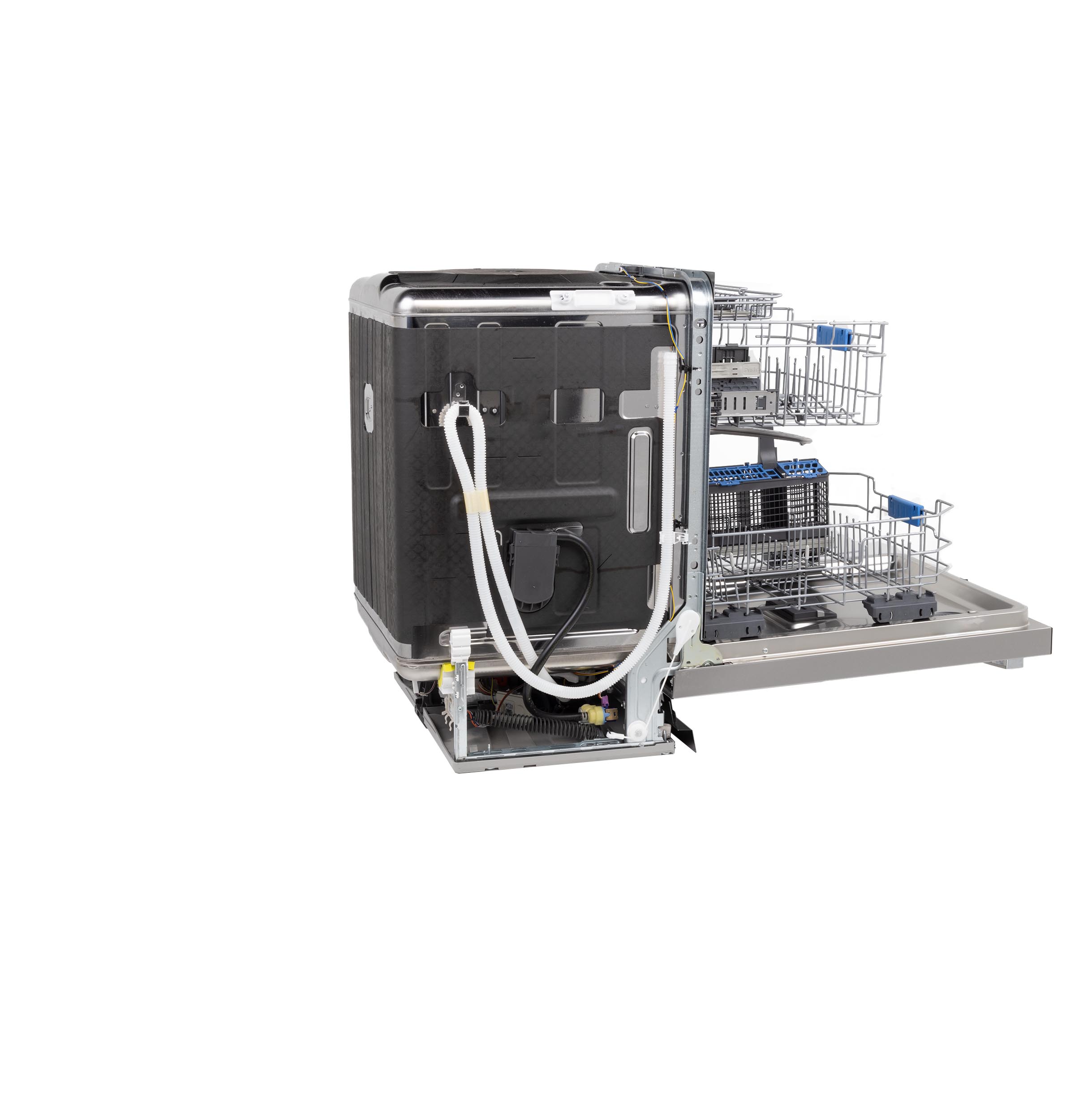 Model: PDT795SYVFS | GE Profile GE Profile™ ENERGY STAR Smart UltraFresh System Dishwasher with Microban™ Antimicrobial Technology with Deep Clean Washing 3rd Rack, 39 dBA