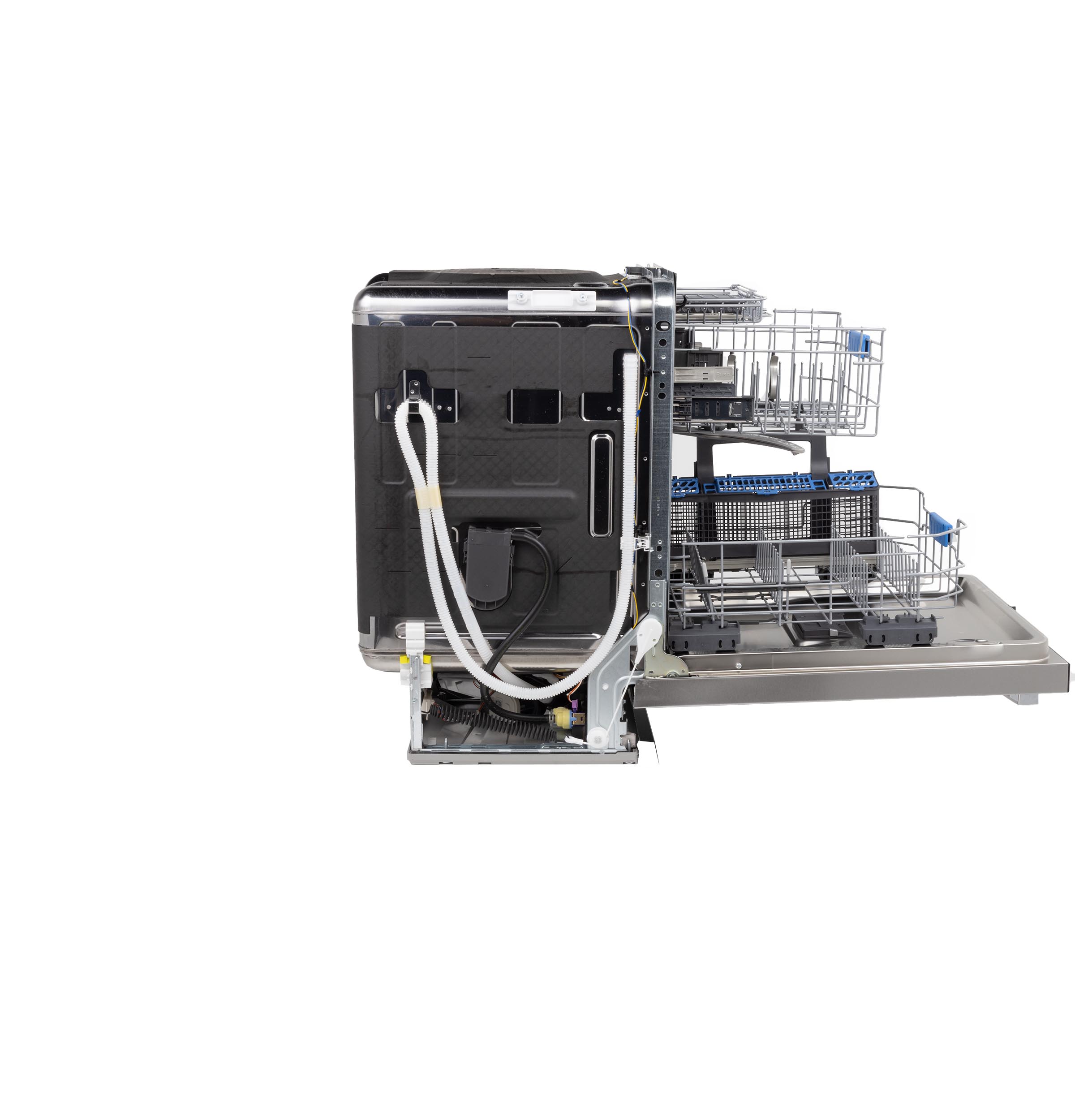 Model: PDT795SYVFS | GE Profile GE Profile™ ENERGY STAR Smart UltraFresh System Dishwasher with Microban™ Antimicrobial Technology with Deep Clean Washing 3rd Rack, 39 dBA