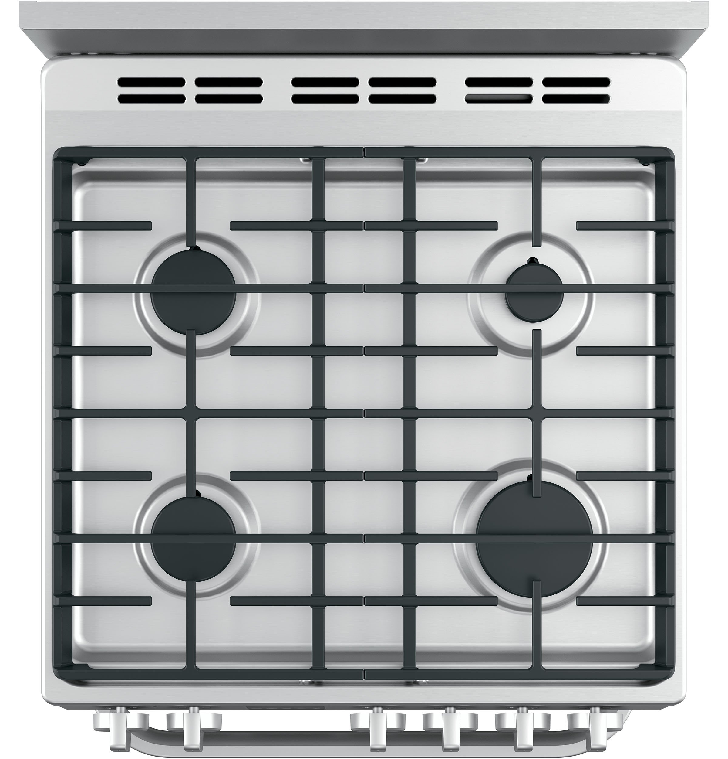 Model: QGAS740RMSS | Haier 24" 2.9 Cu. Ft. Gas Free-Standing Range with Convection and Modular Backguard