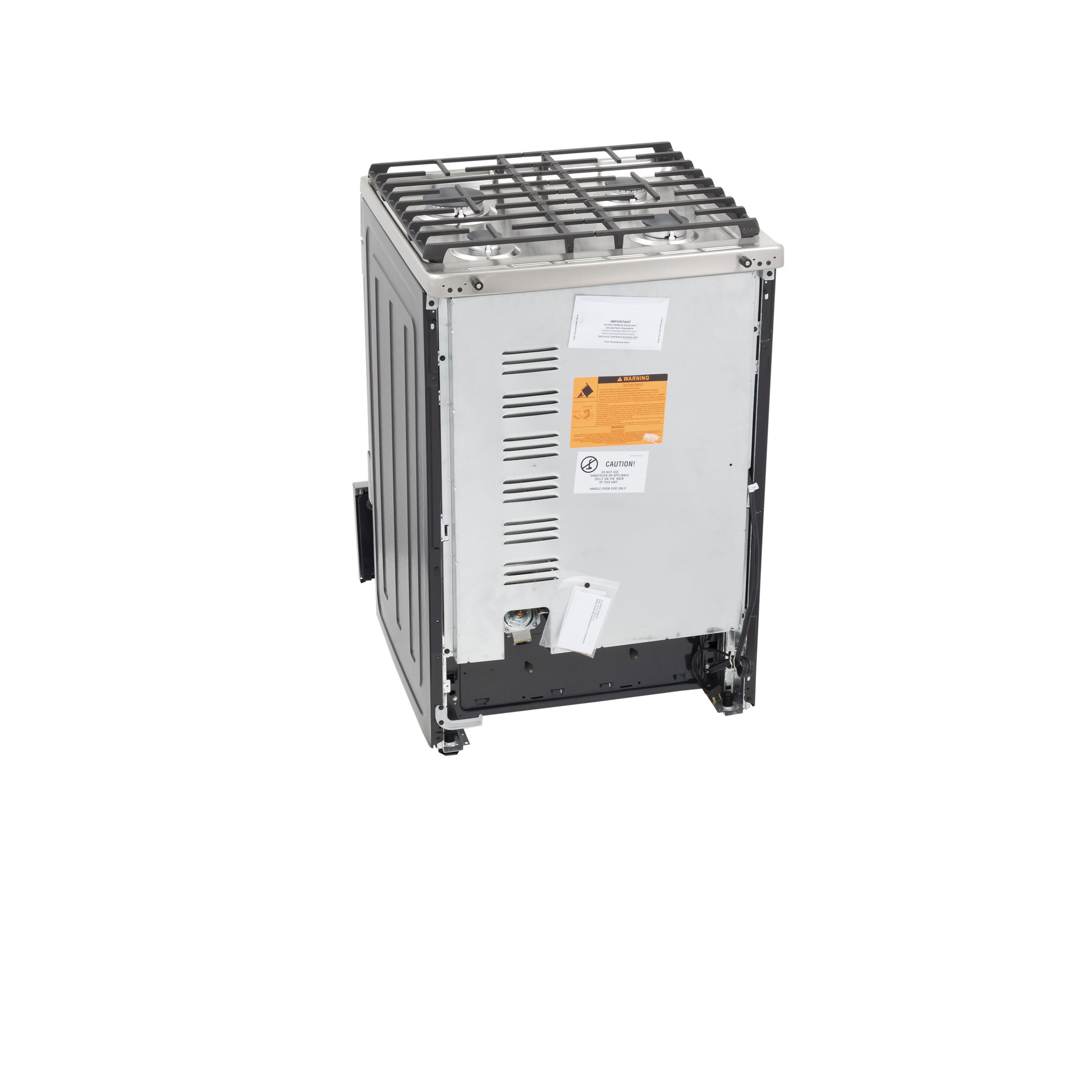 Model: QGAS740RMSS | Haier 24" 2.9 Cu. Ft. Gas Free-Standing Range with Convection and Modular Backguard