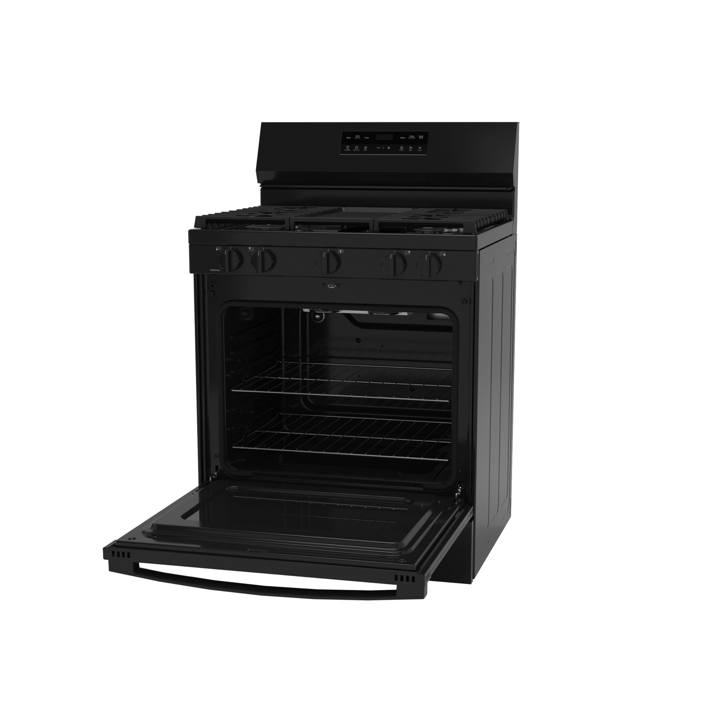 Model: GGF500PVBB | GE GE® 30" Free-Standing Gas Range with Crisp Mode