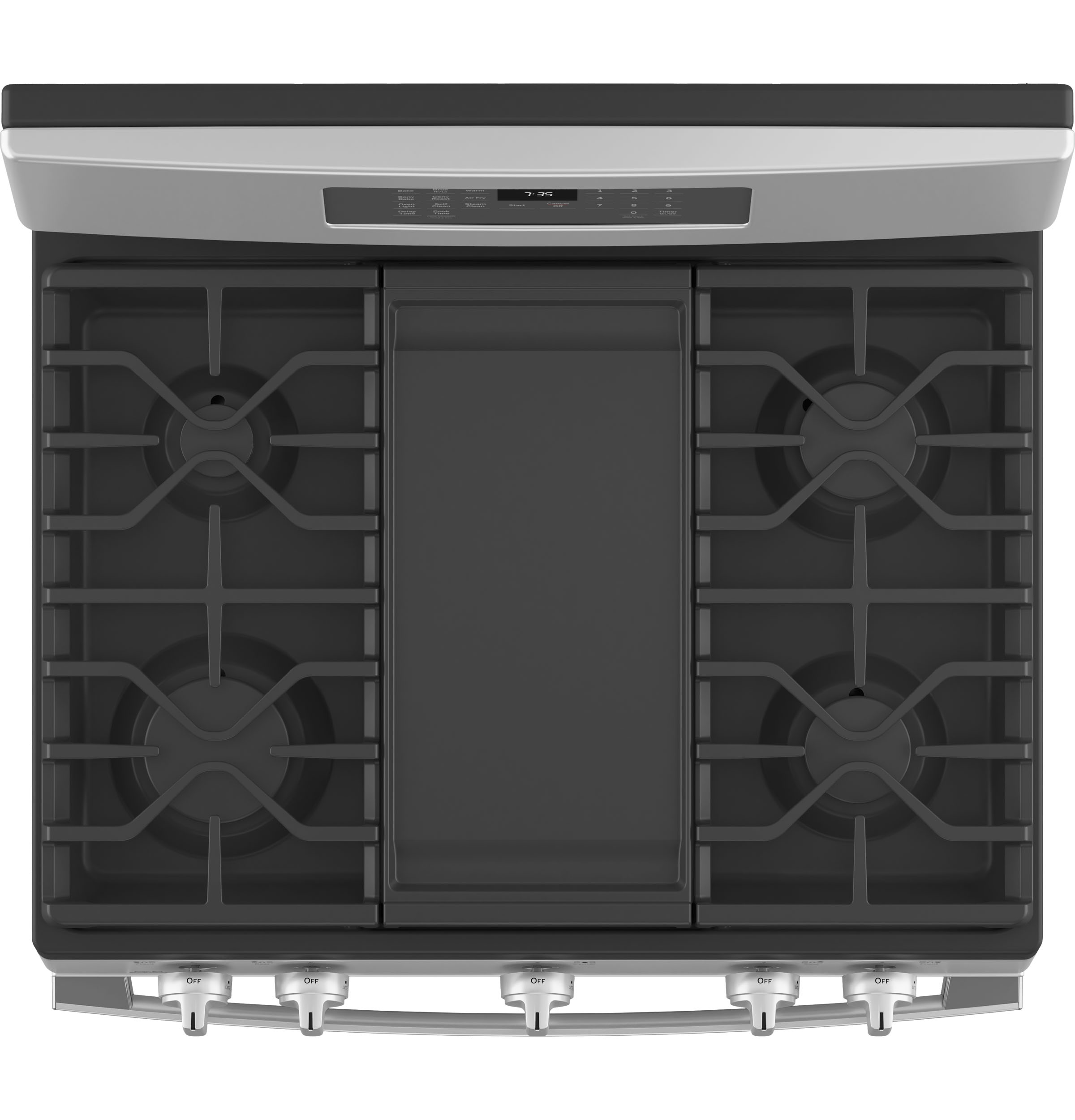 Model: JGB735SPSS | GE GE® 30" Free-Standing Gas Convection Range with No Preheat Air Fry