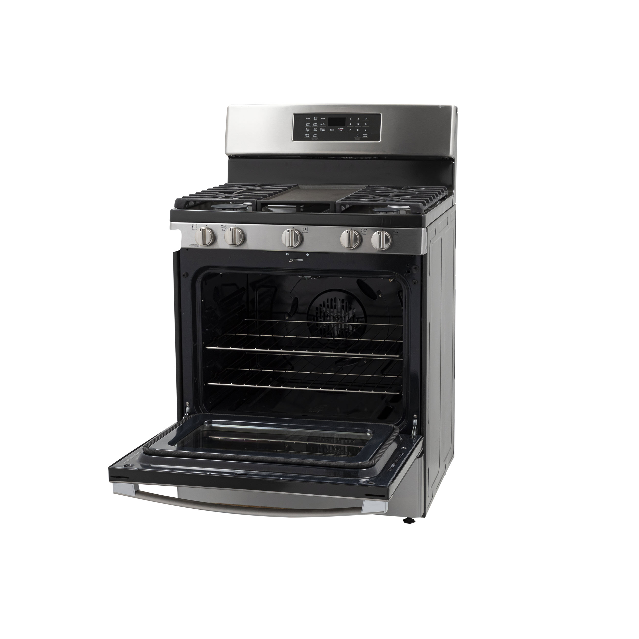 Model: JGB735SPSS | GE GE® 30" Free-Standing Gas Convection Range with No Preheat Air Fry