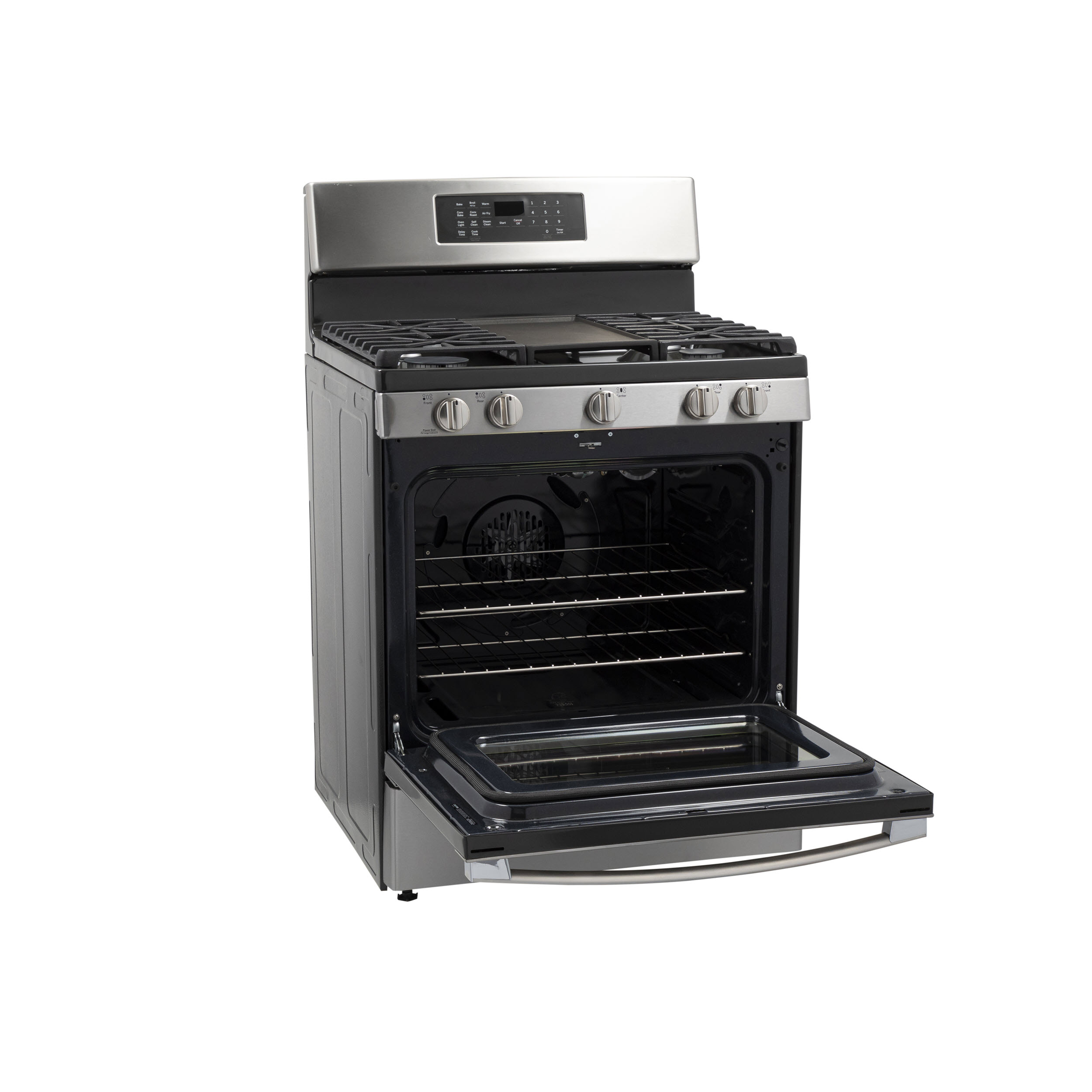 Model: JGB735SPSS | GE GE® 30" Free-Standing Gas Convection Range with No Preheat Air Fry