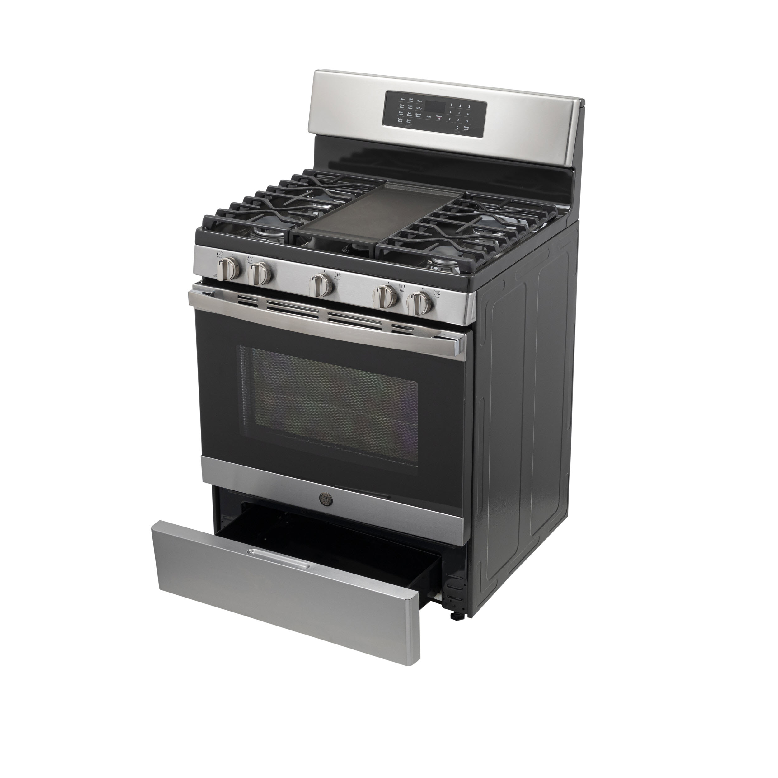 Model: JGB735SPSS | GE GE® 30" Free-Standing Gas Convection Range with No Preheat Air Fry