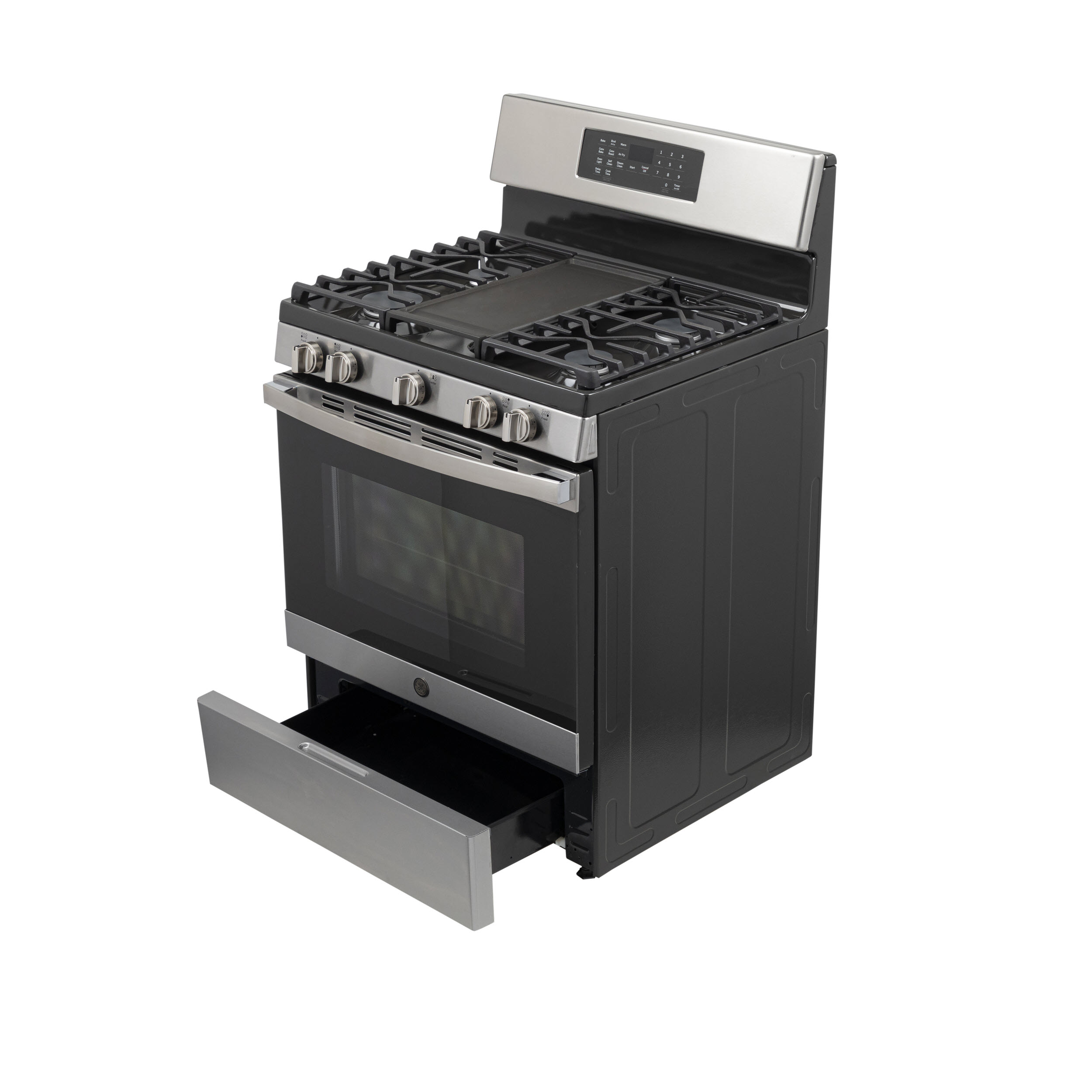 Model: JGB735SPSS | GE GE® 30" Free-Standing Gas Convection Range with No Preheat Air Fry